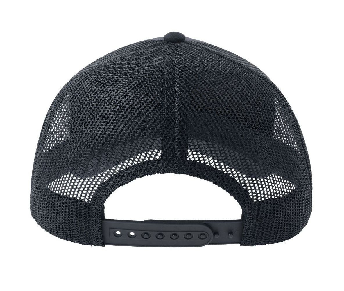 Casquette Style Trucker en Faux Daim - Navy