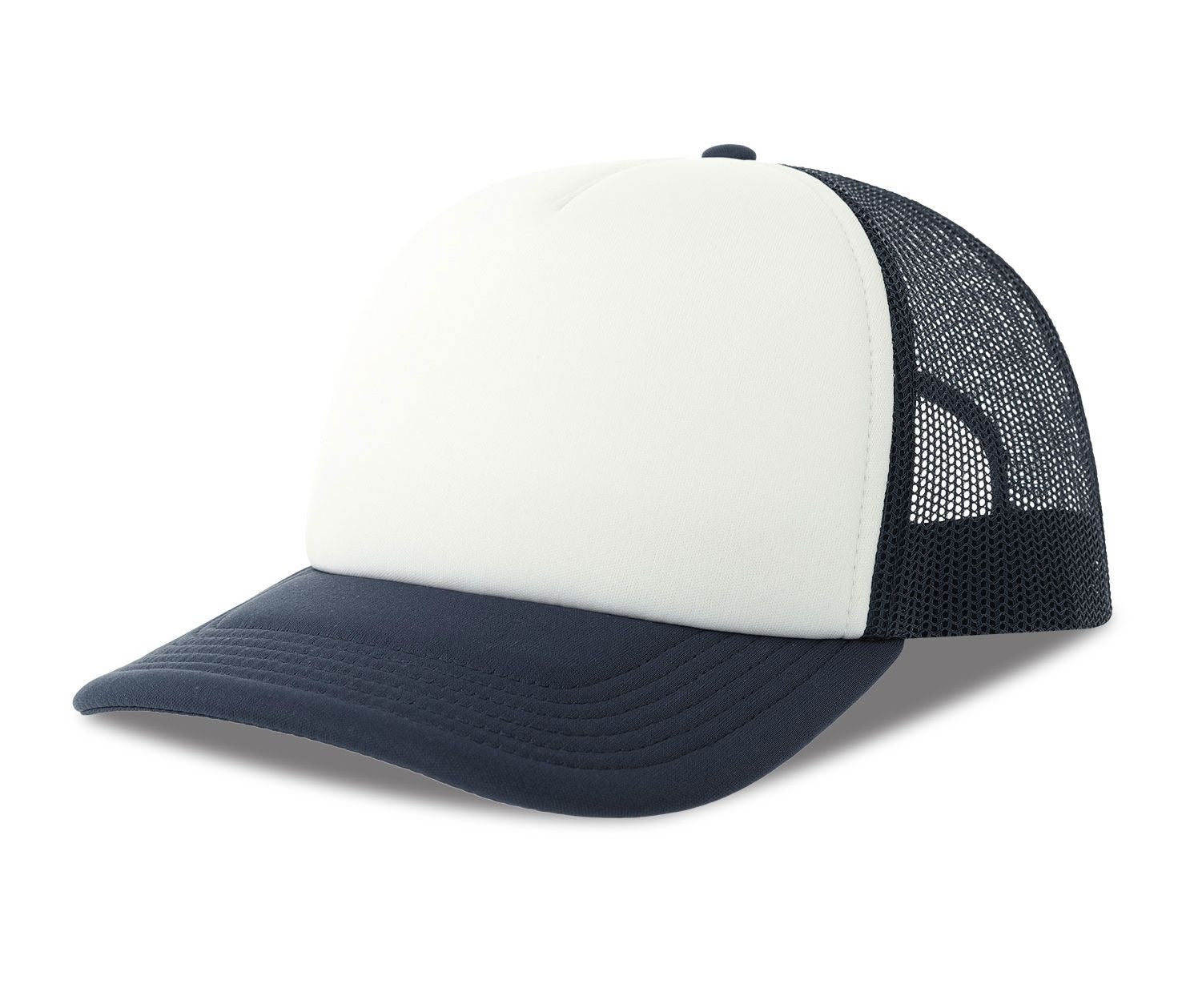 Casquette Style Rappeur - White/navy