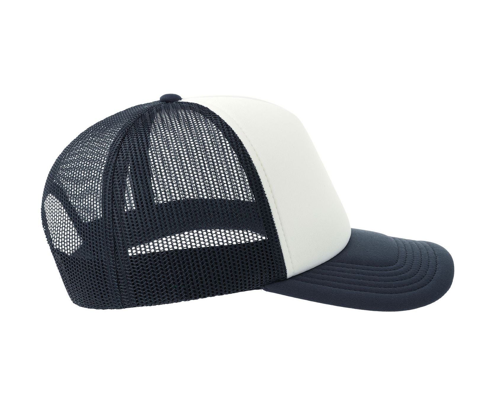 Casquette Style Rappeur - White/navy