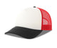 White/red/black