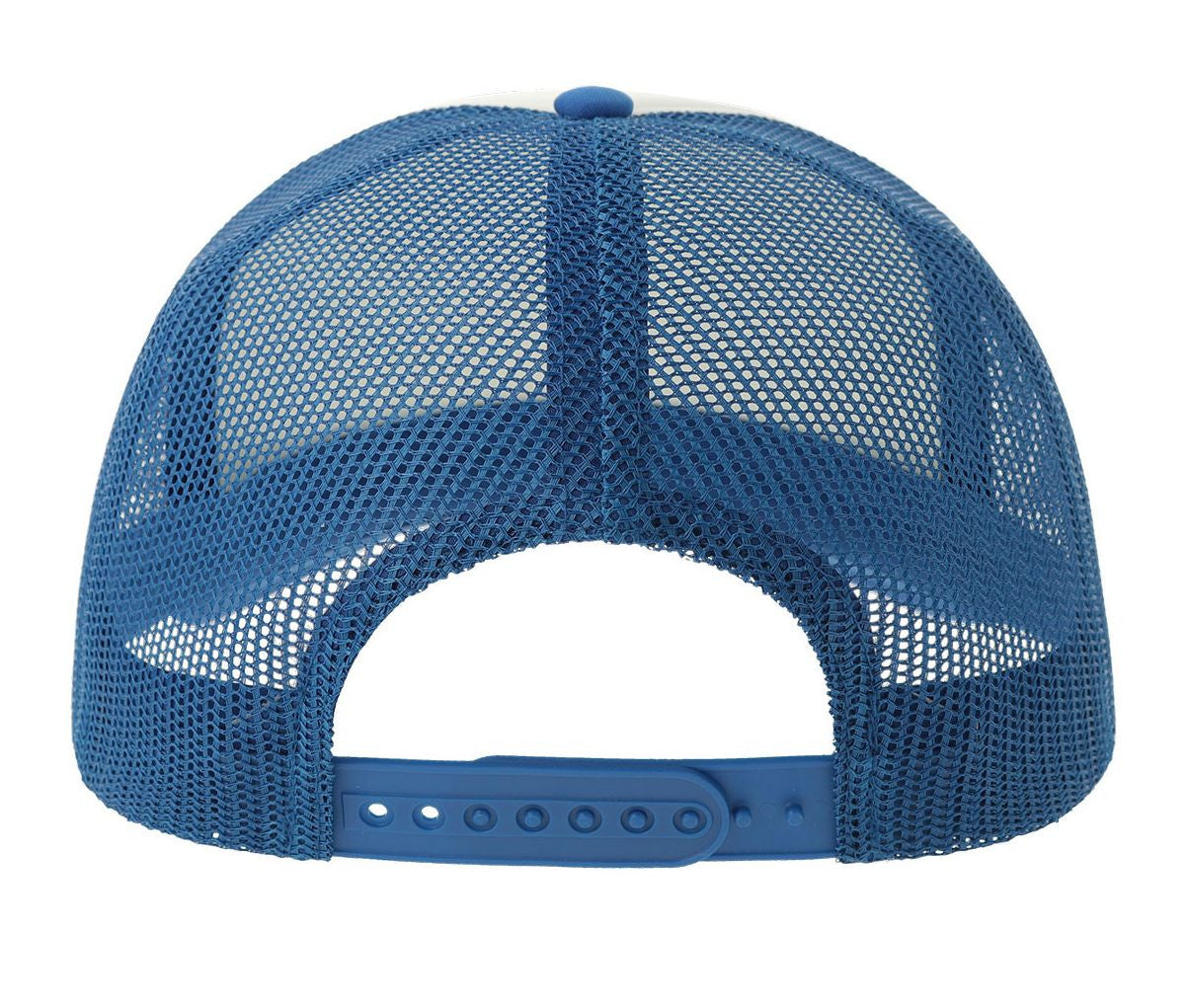 Casquette Style Rappeur - White/royal