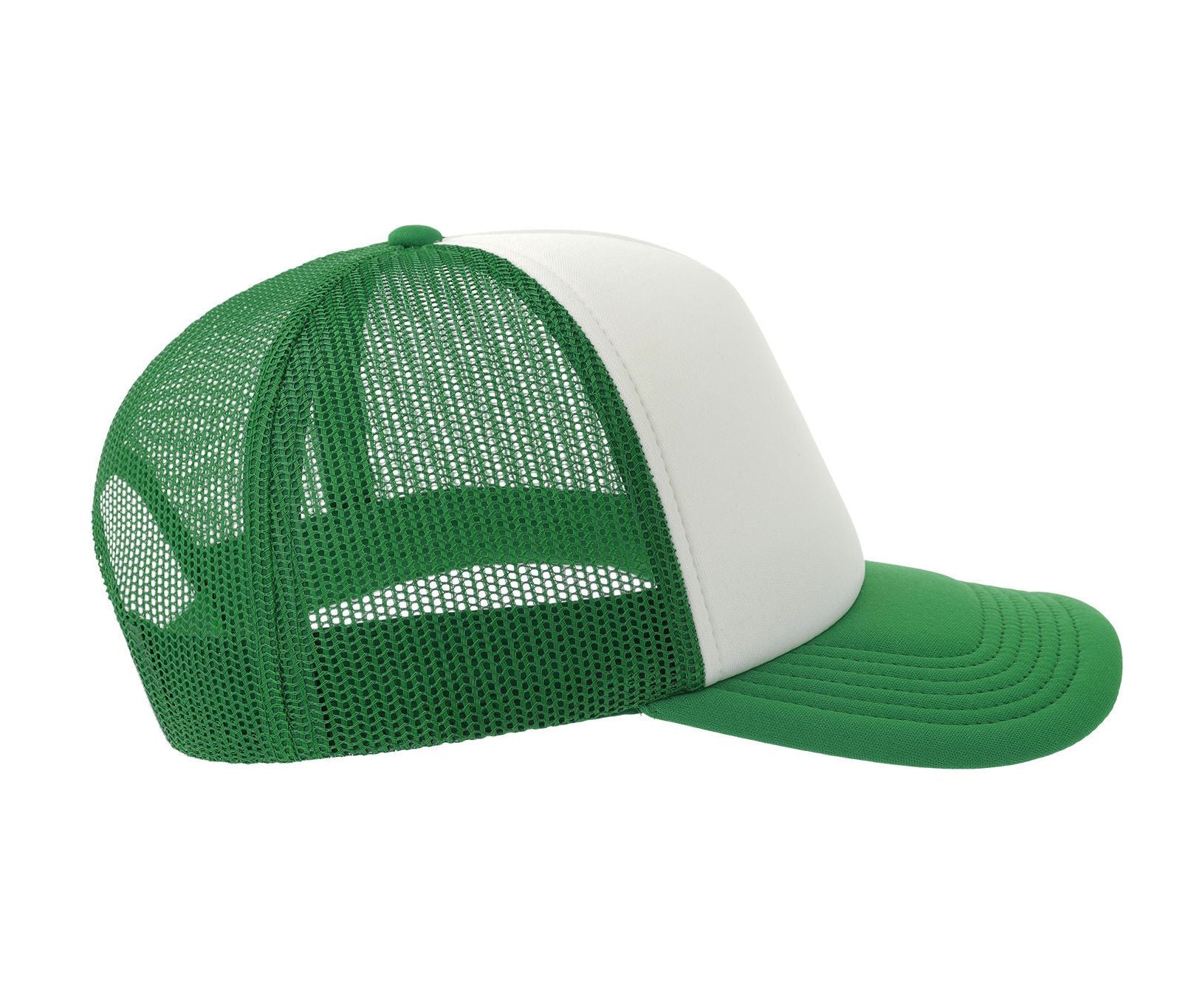 Casquette Style Rappeur - White/green