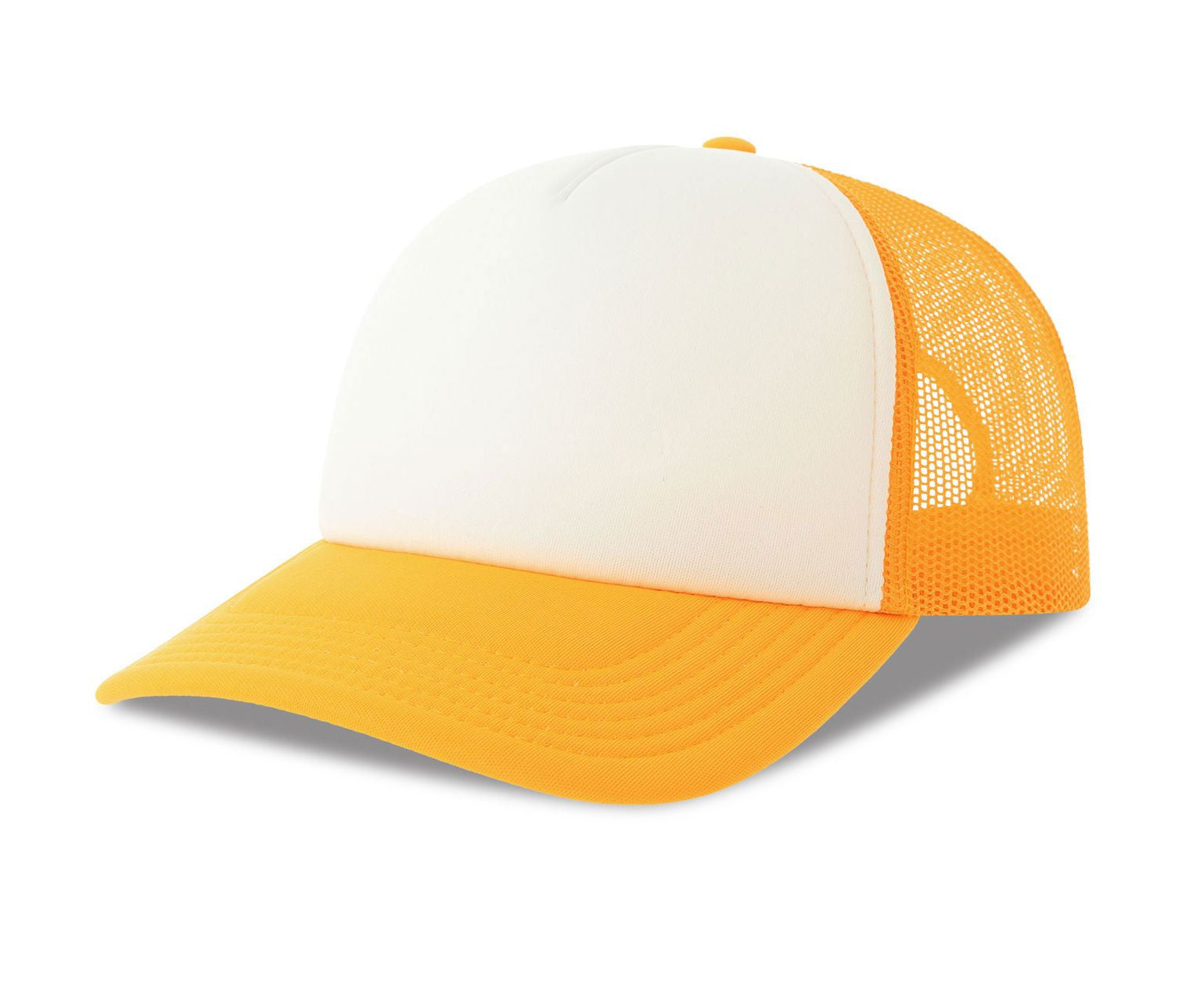 Casquette Style Rappeur - White/yellow