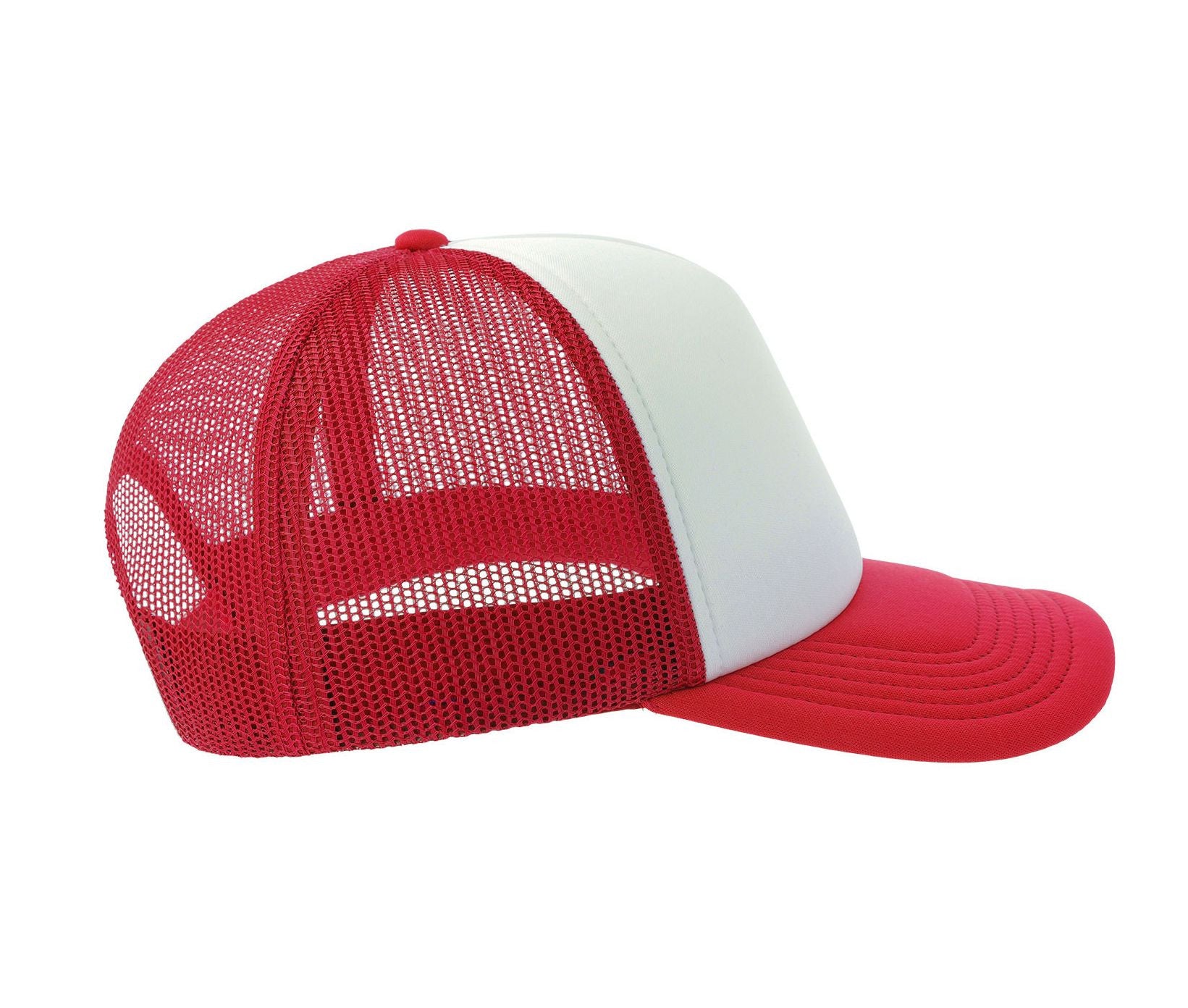 Casquette Style Rappeur - White/red