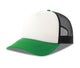 White/black/green
