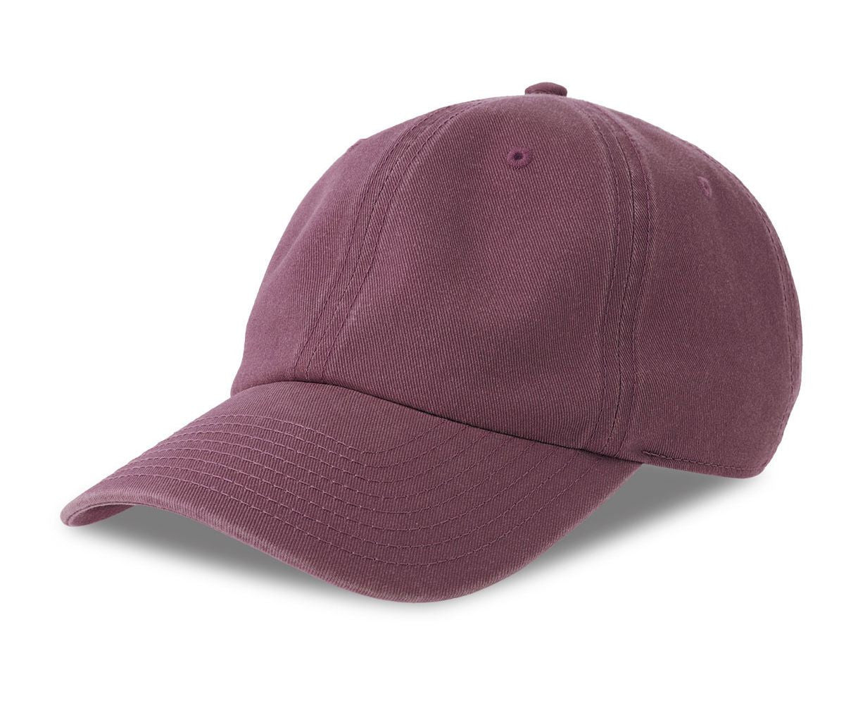 Casquette 6 Pans Délavée - Burgundy