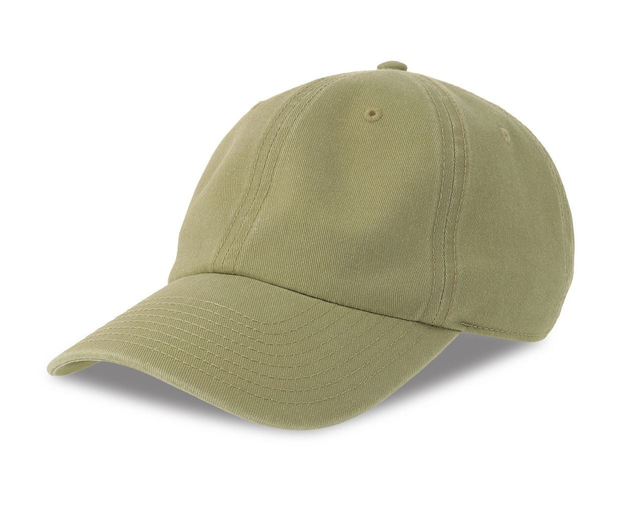 Casquette 6 Pans Délavée - Khaki