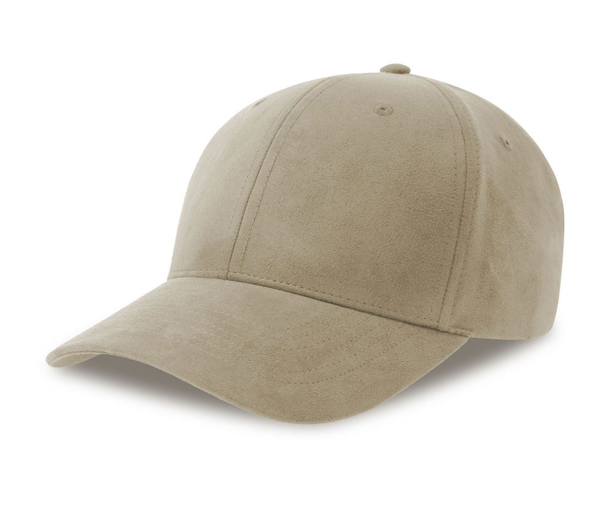 Casquette 6 Pans en Suédine - Stone