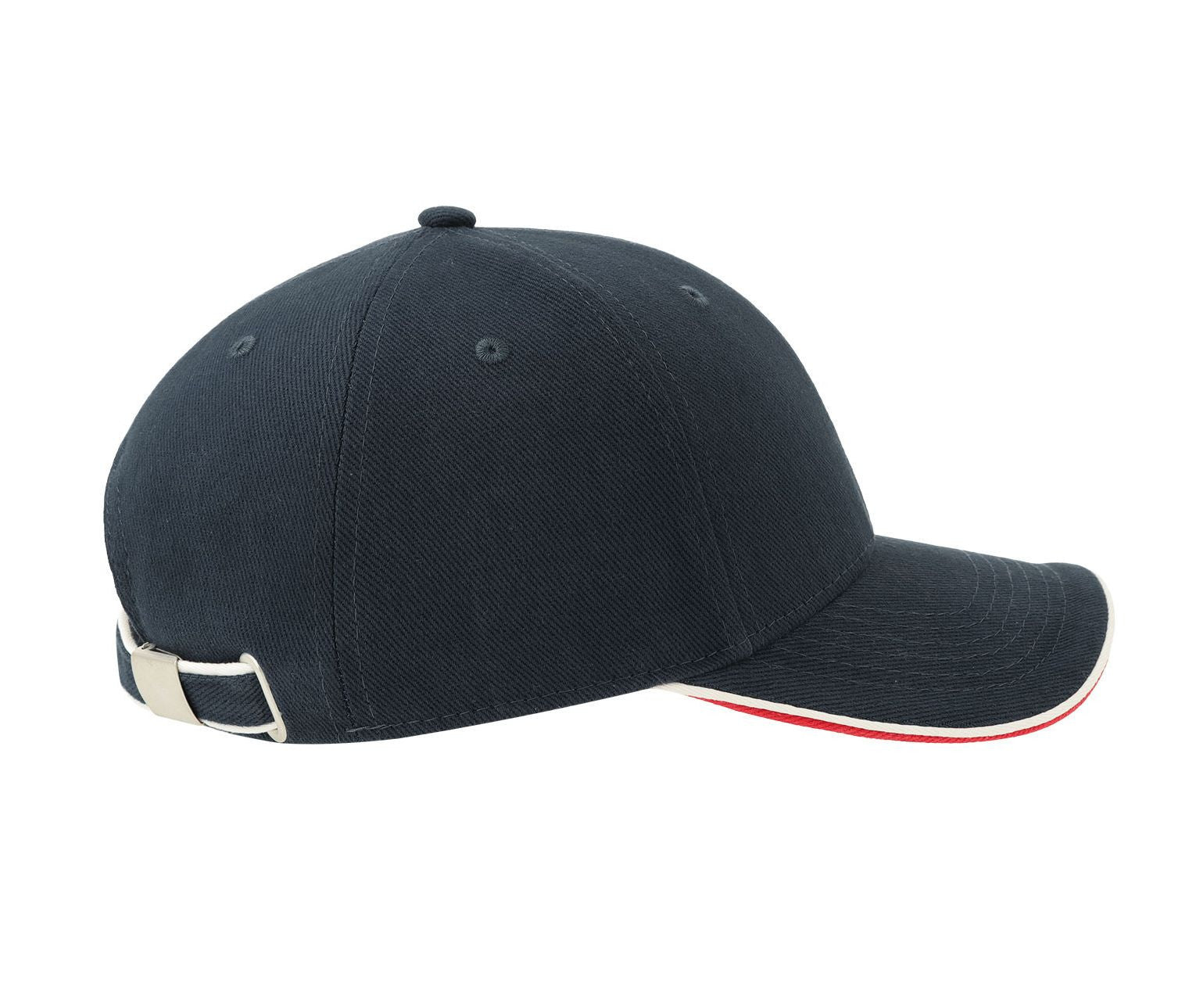 Casquette 6 Pans Contrastée - Navy