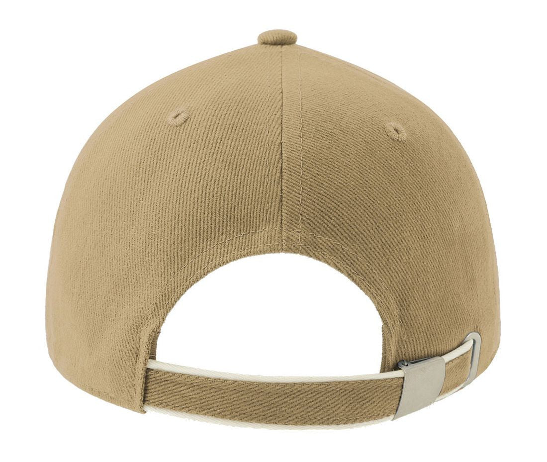 Casquette 6 Pans Contrastée - Khaki