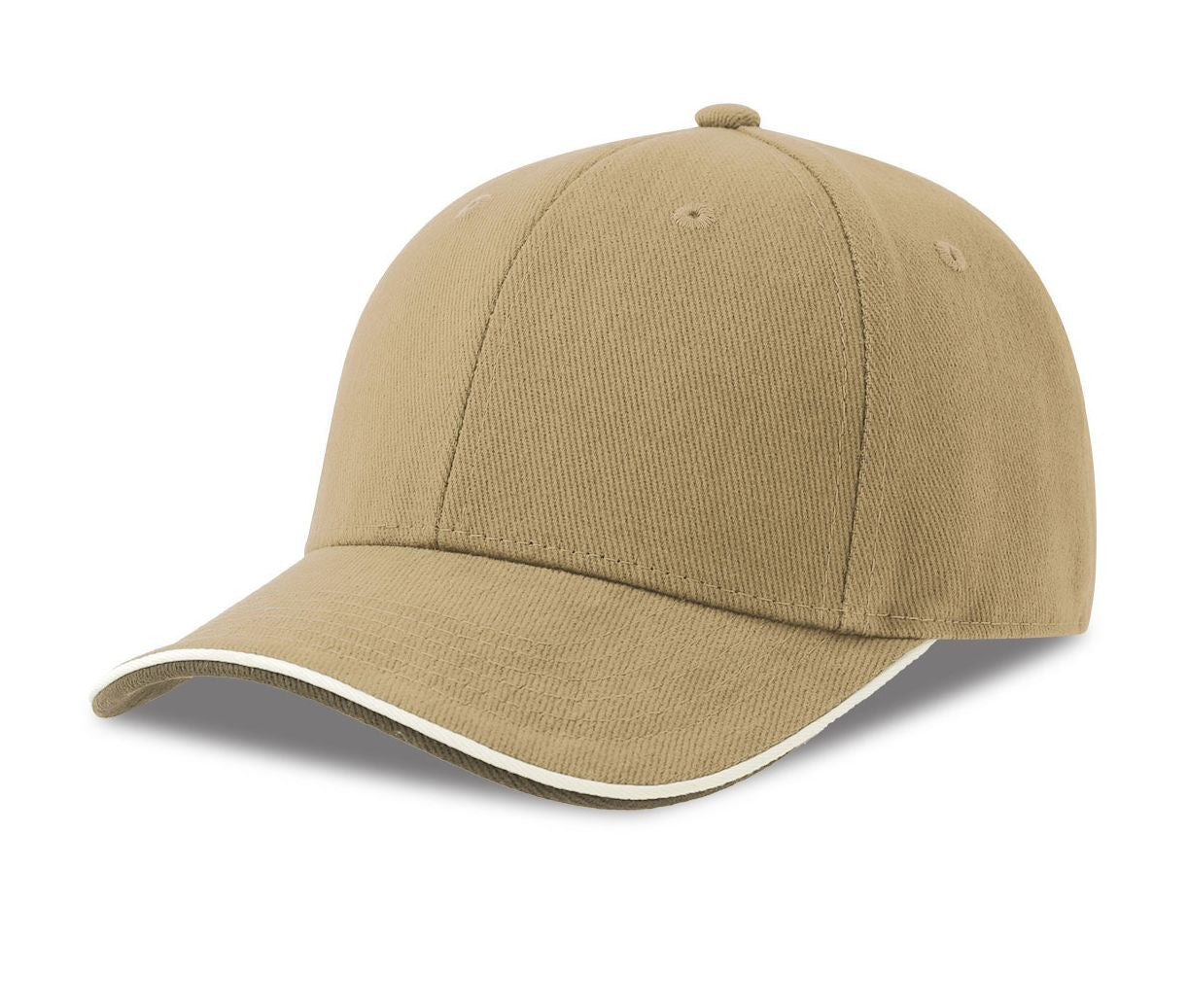 Casquette 6 Pans Contrastée - Khaki