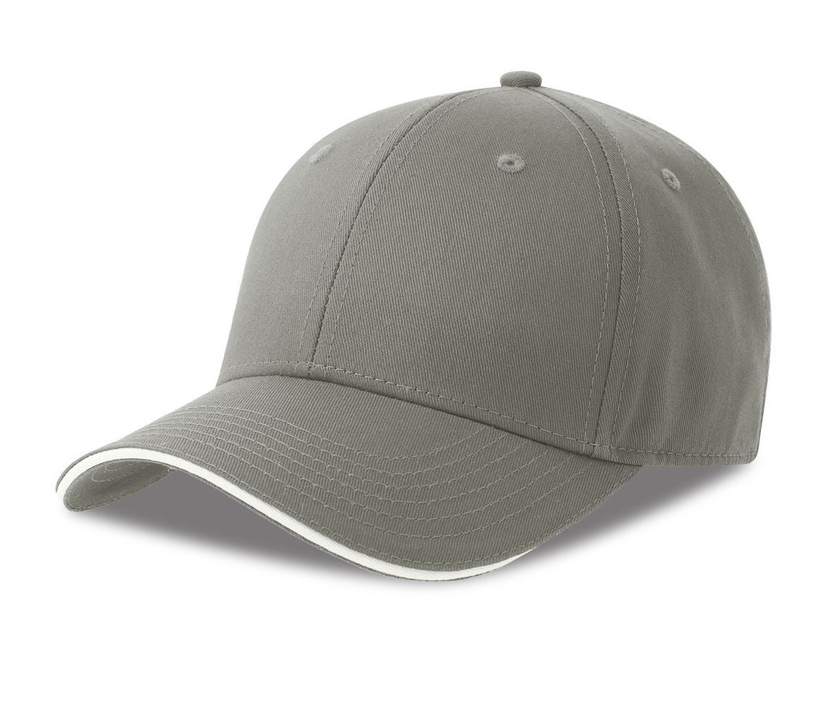 Casquette 6 Pans Visière Sandwich - Grey