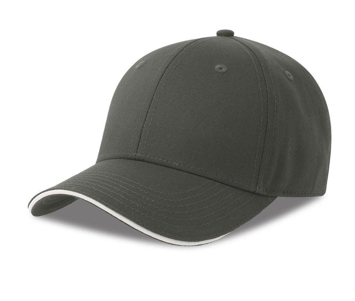 Casquette 6 Pans Visière Sandwich - Dark Grey