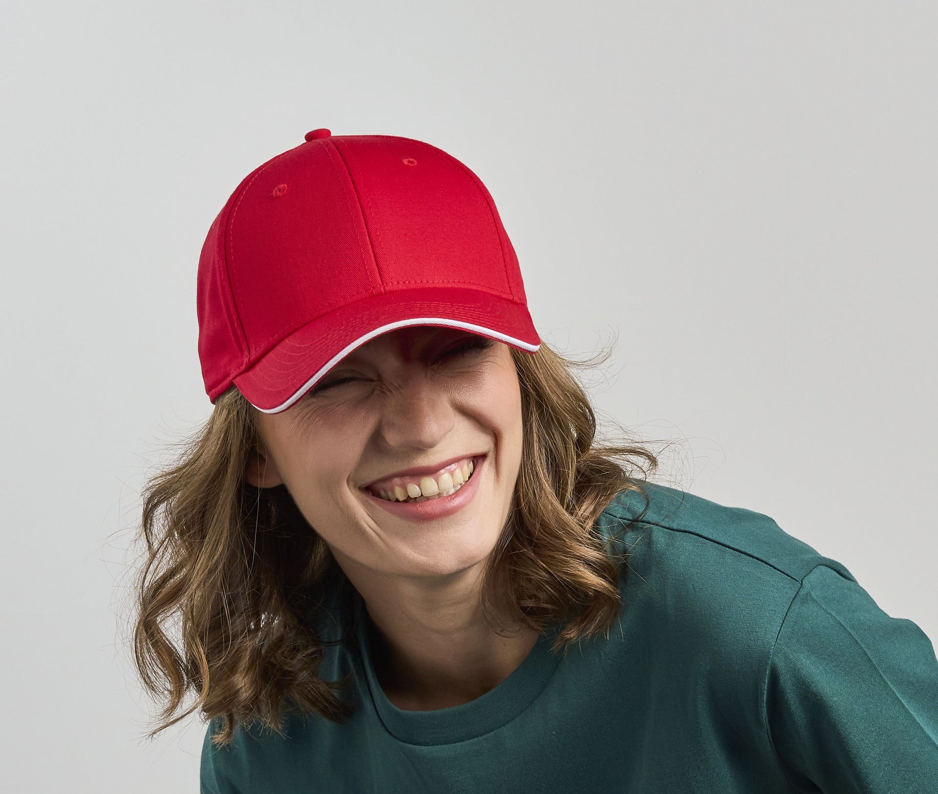 Casquette 6 pans visière sandwich