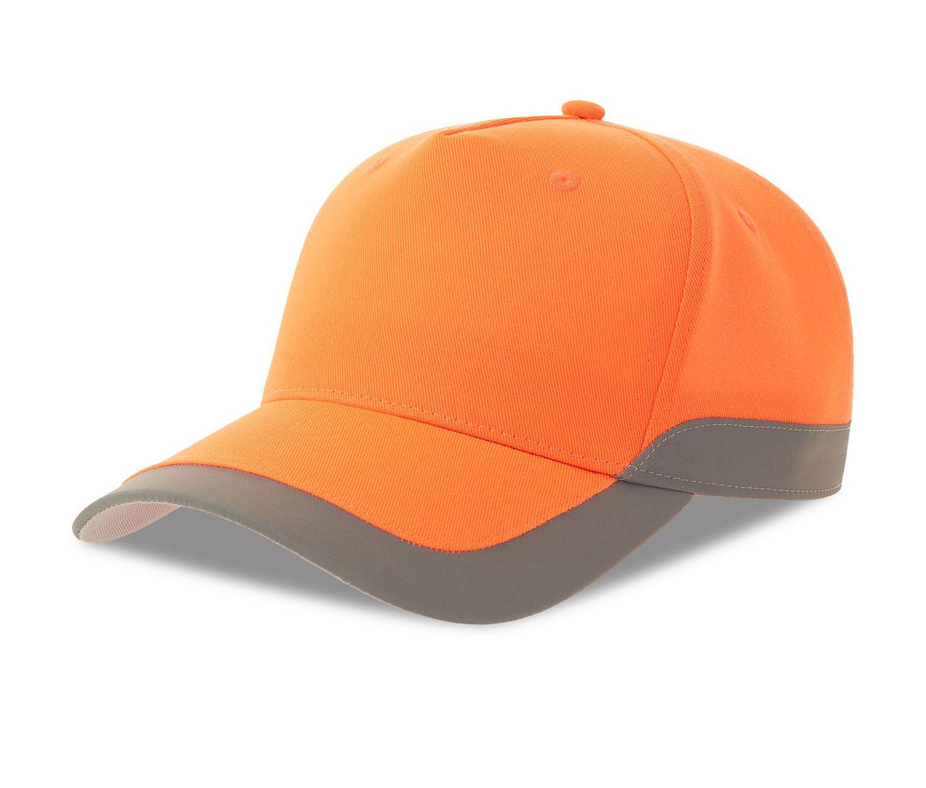 Casquette 5 Pans Visibilité Augmentée - Fluo Orange