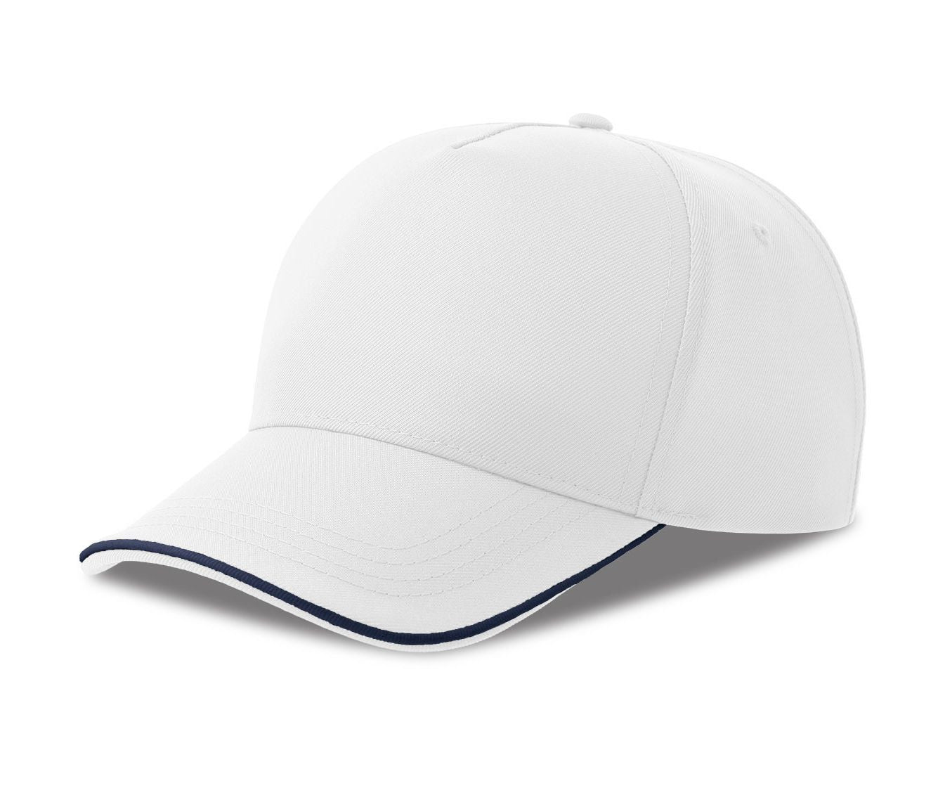 Casquette Baseball 5 Pans - White/navy