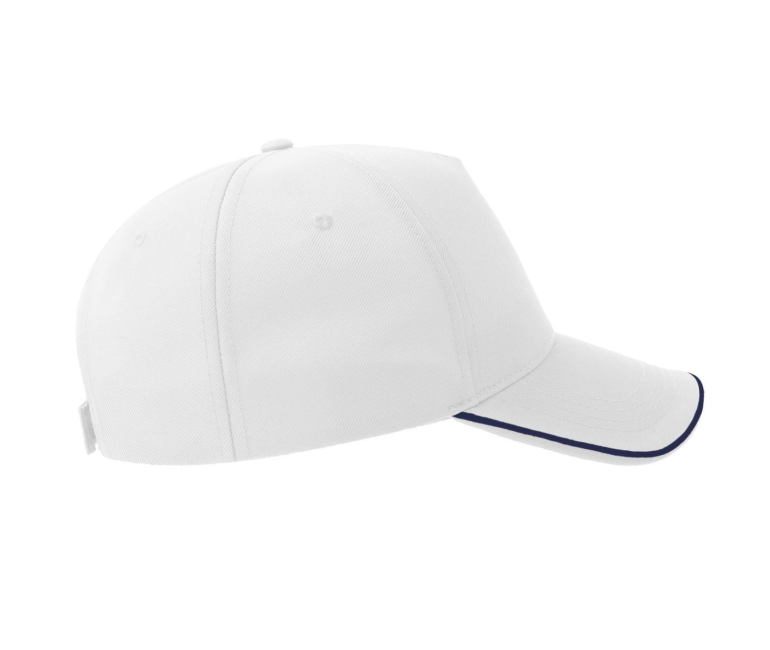 Casquette Baseball 5 Pans - White/navy