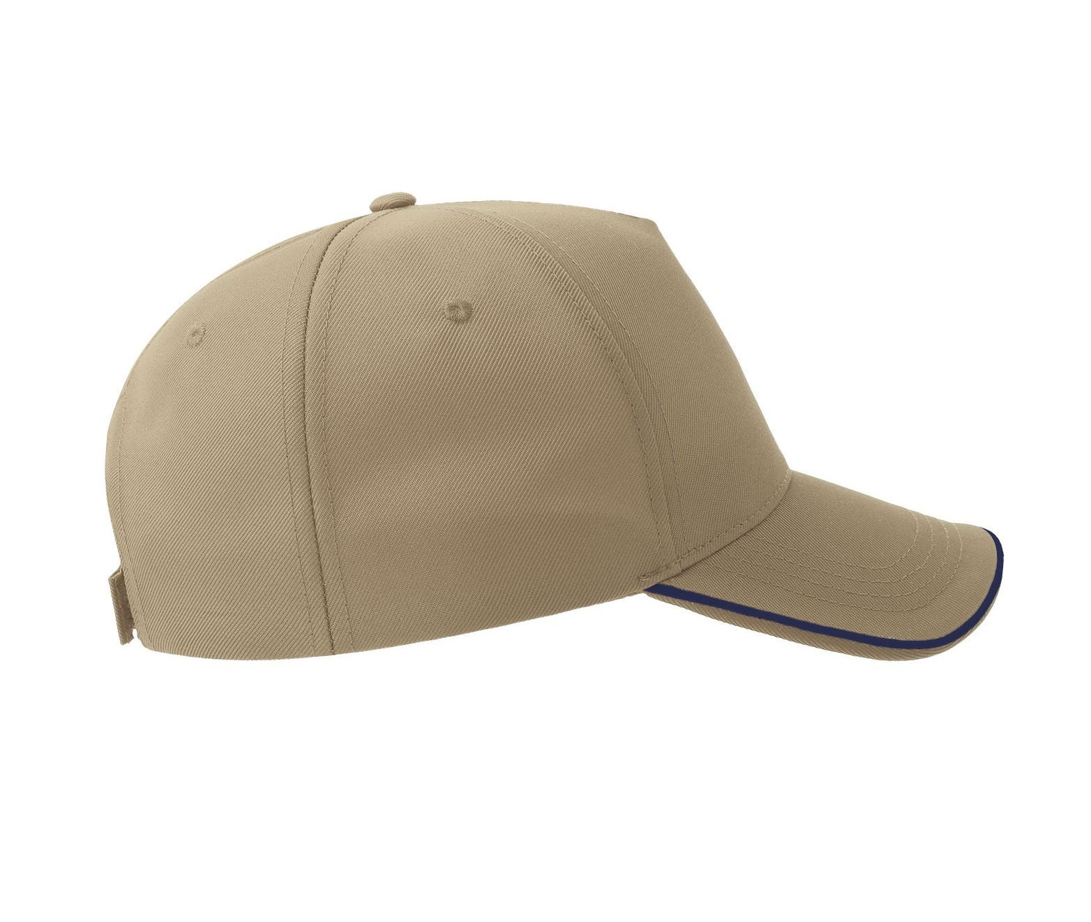 Casquette Baseball 5 Pans - Khaki/navy