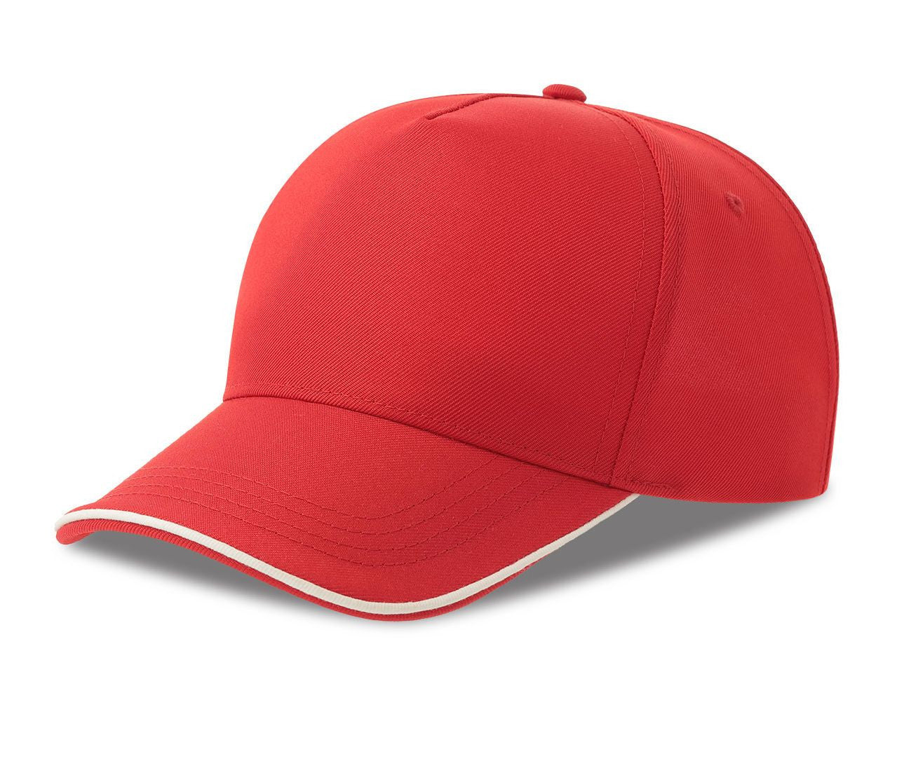Casquette Baseball 5 Pans - Red/white