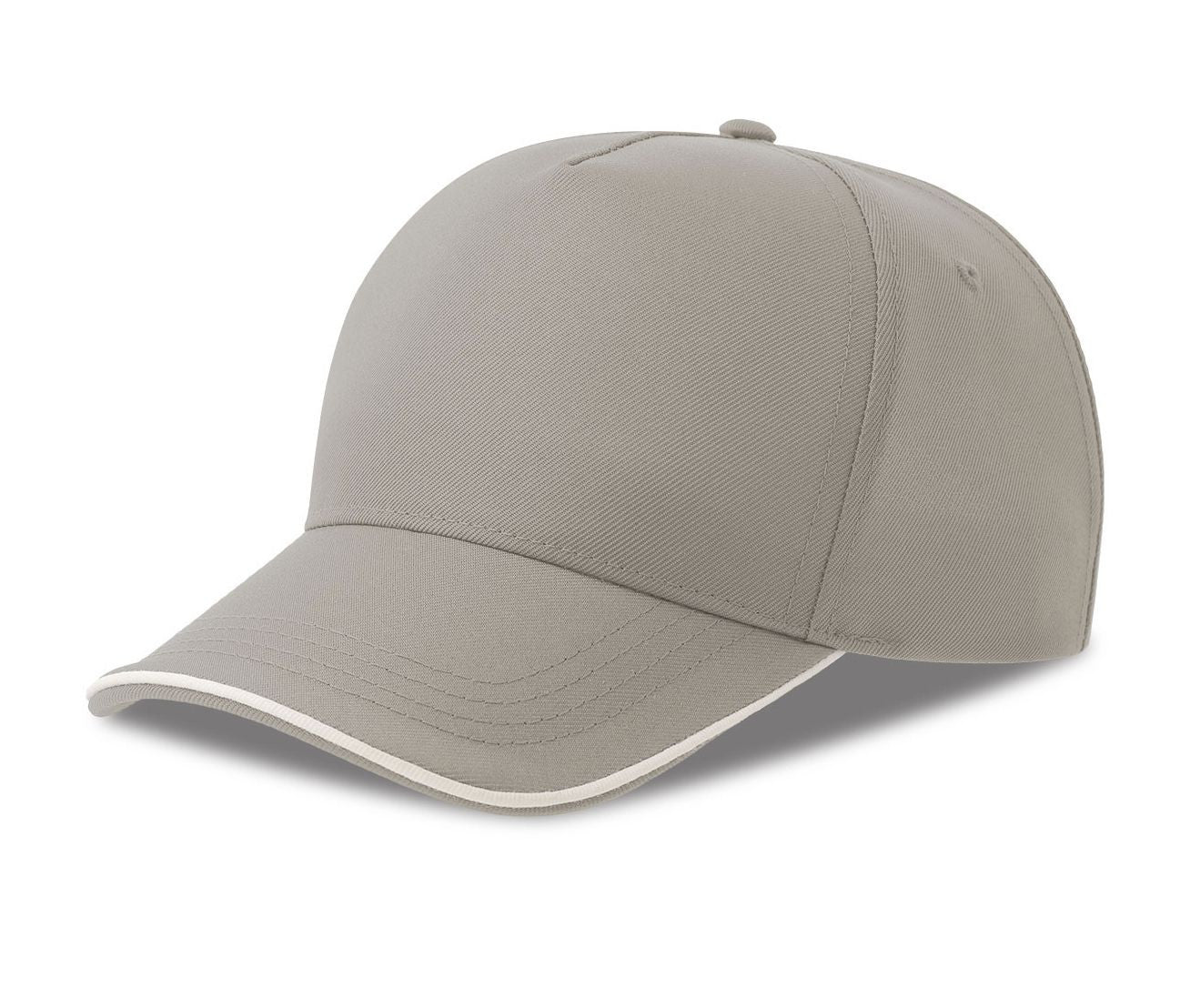 Casquette Baseball 5 Pans - Grey/white