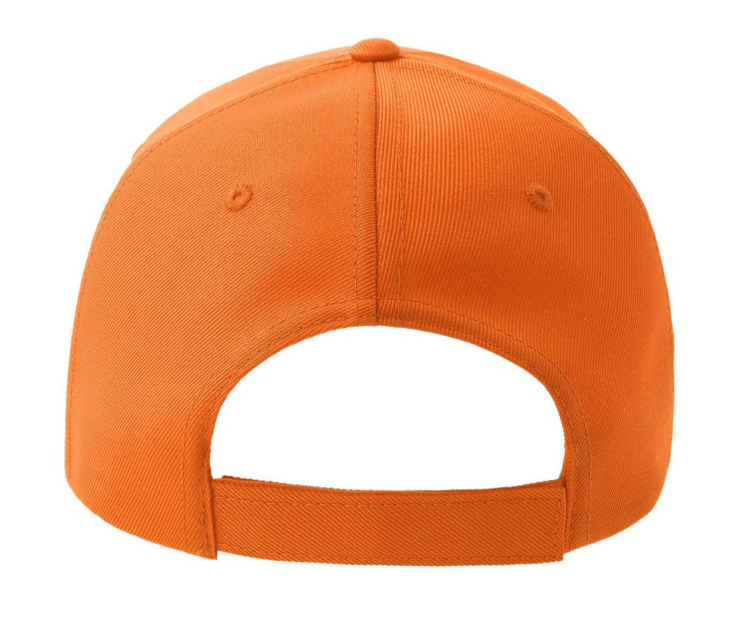 Casquette Baseball 5 Pans - Orange/white