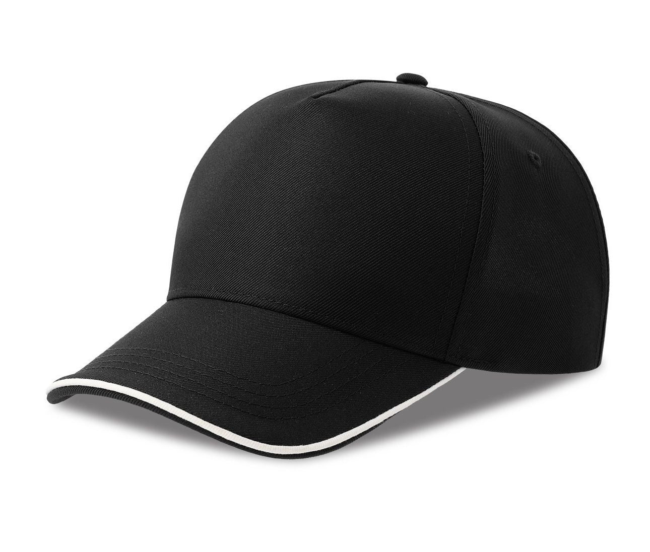 Casquette Baseball 5 Pans - Black/white