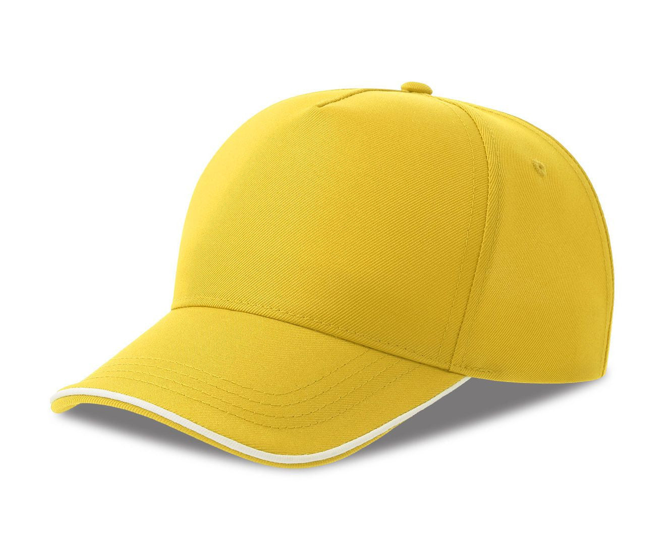 Casquette Baseball 5 Pans - Yellow/white
