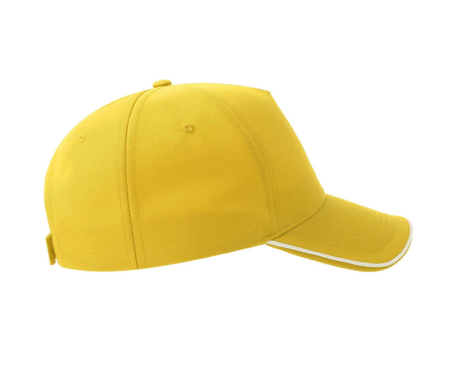 Casquette Baseball 5 Pans - Yellow/white