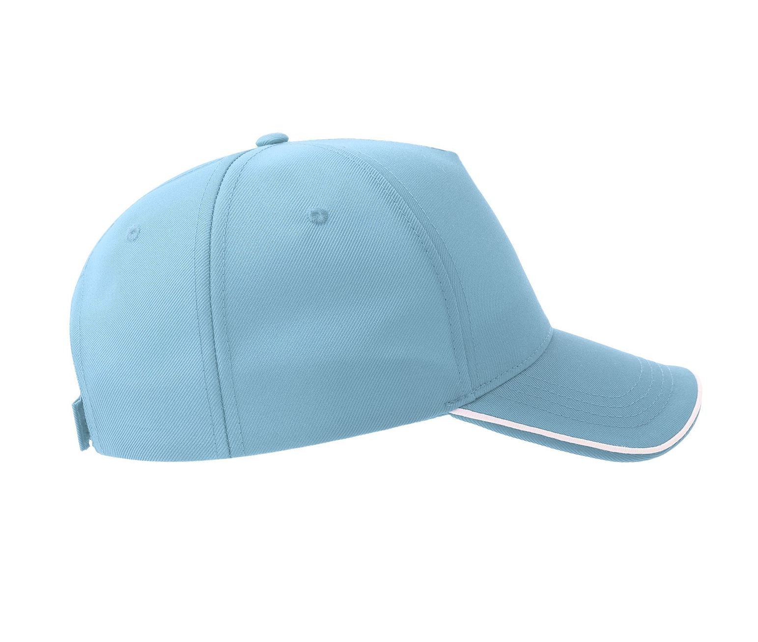 Casquette Baseball 5 Pans - Light Blue/white
