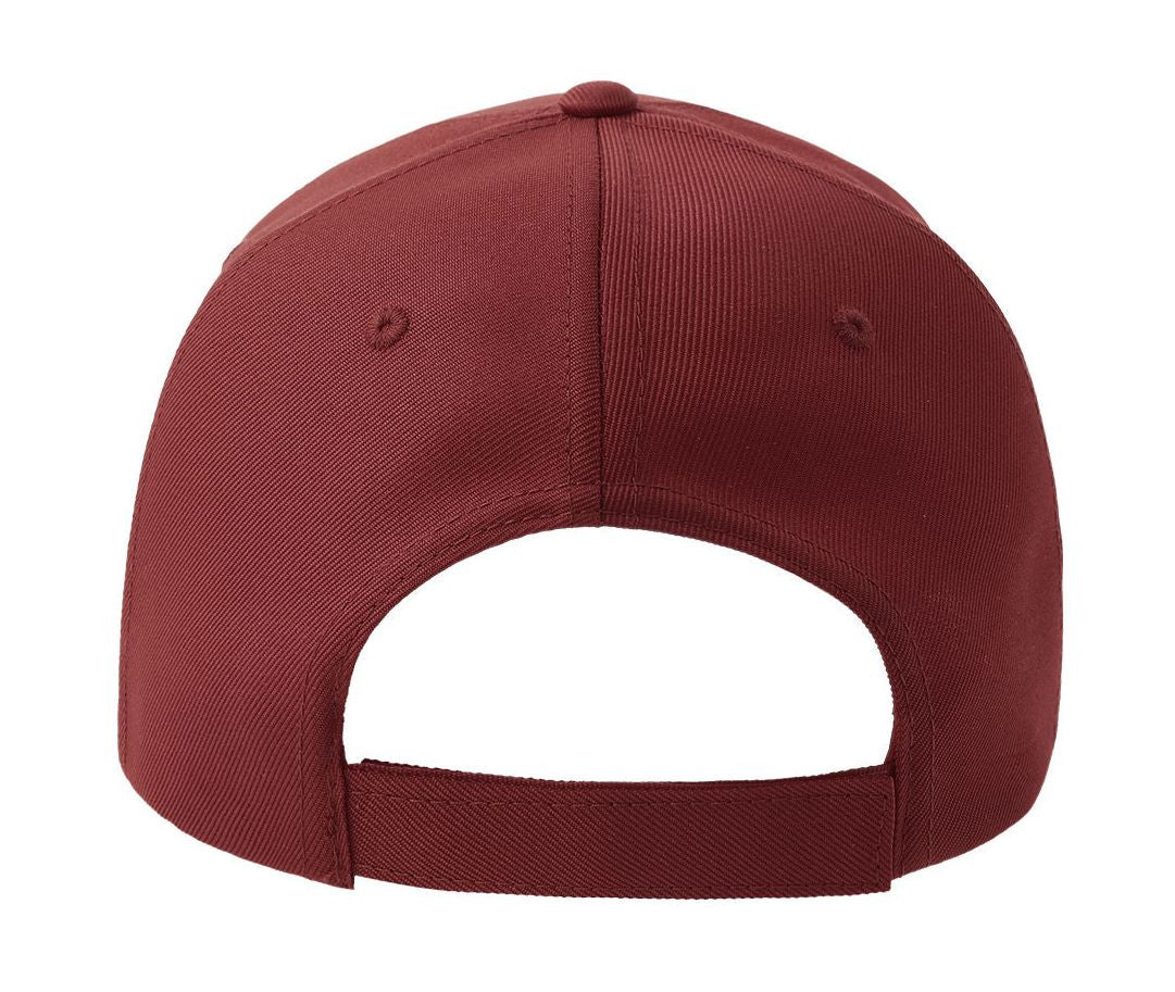Casquette Baseball 5 Pans - Burgundy/white