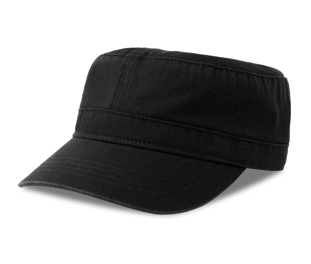 Casquette Militaire Délavée - Black
