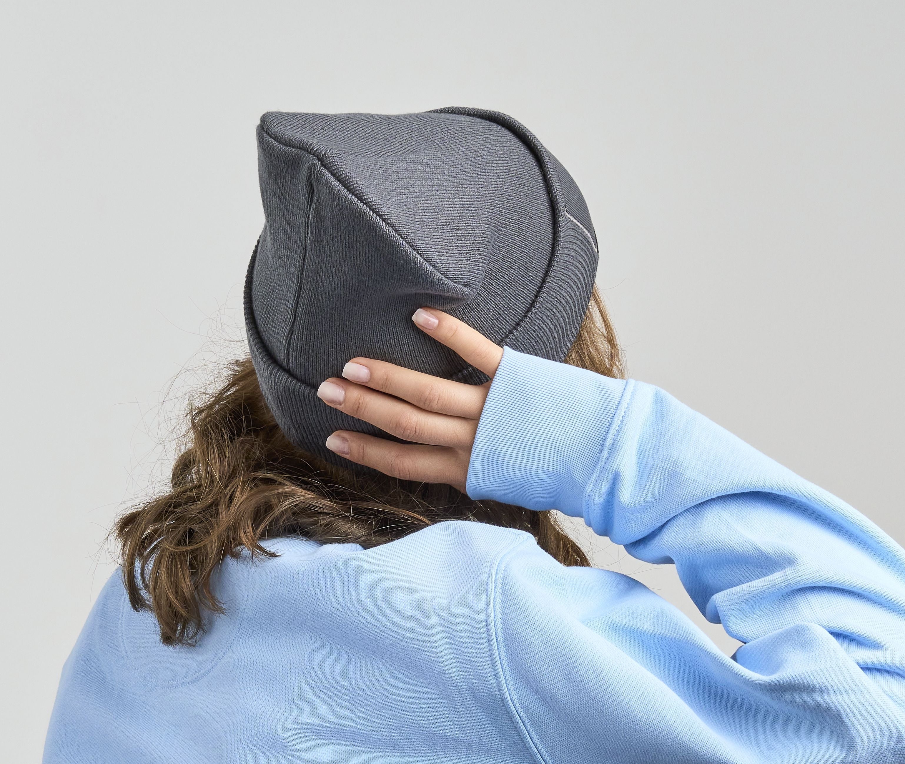 Bonnet avec empiècement pour marquage