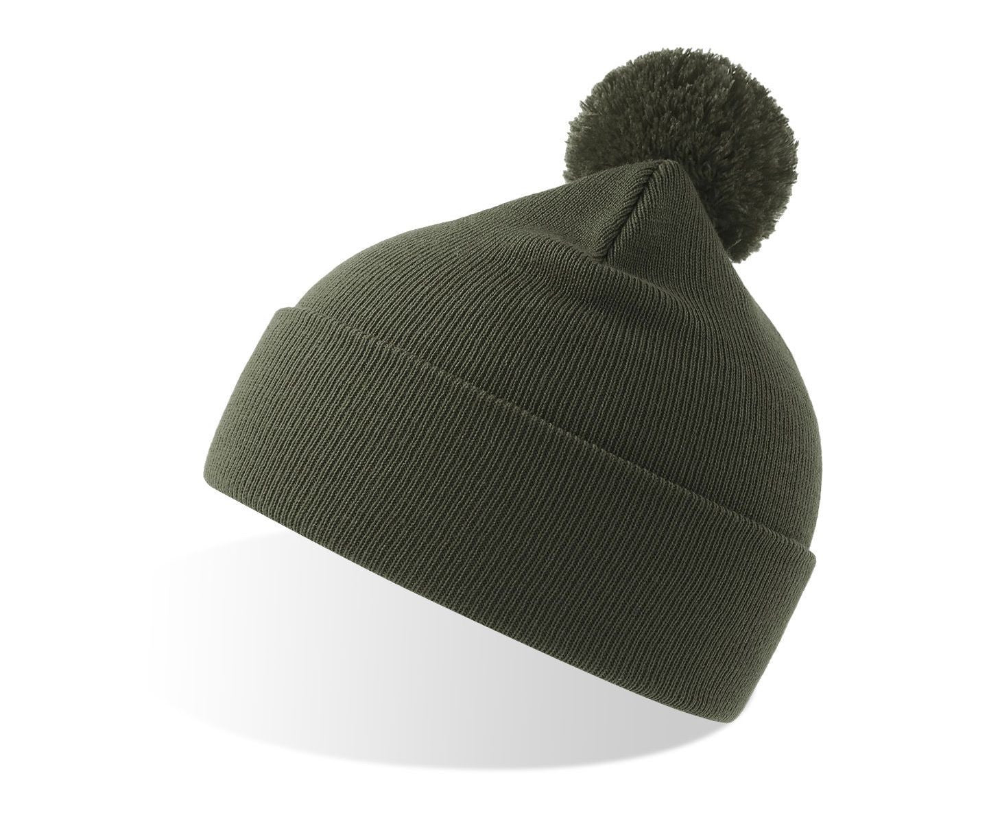 Bonnet Pompon - Olive