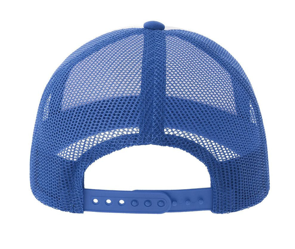 Casquette Enfant Style Rappeur - White/royal