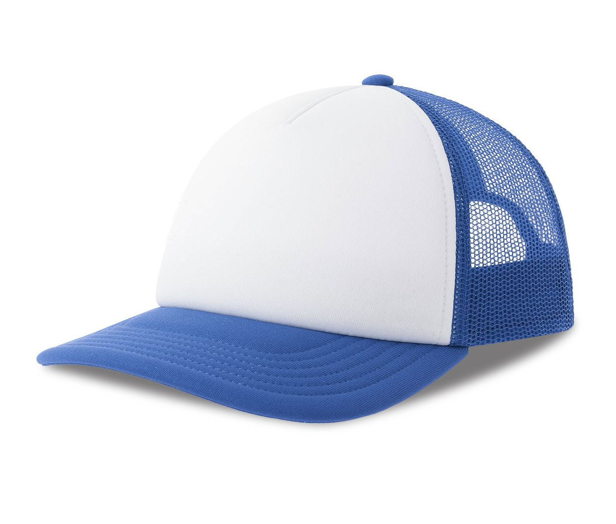 Casquette Enfant Style Rappeur - White/royal
