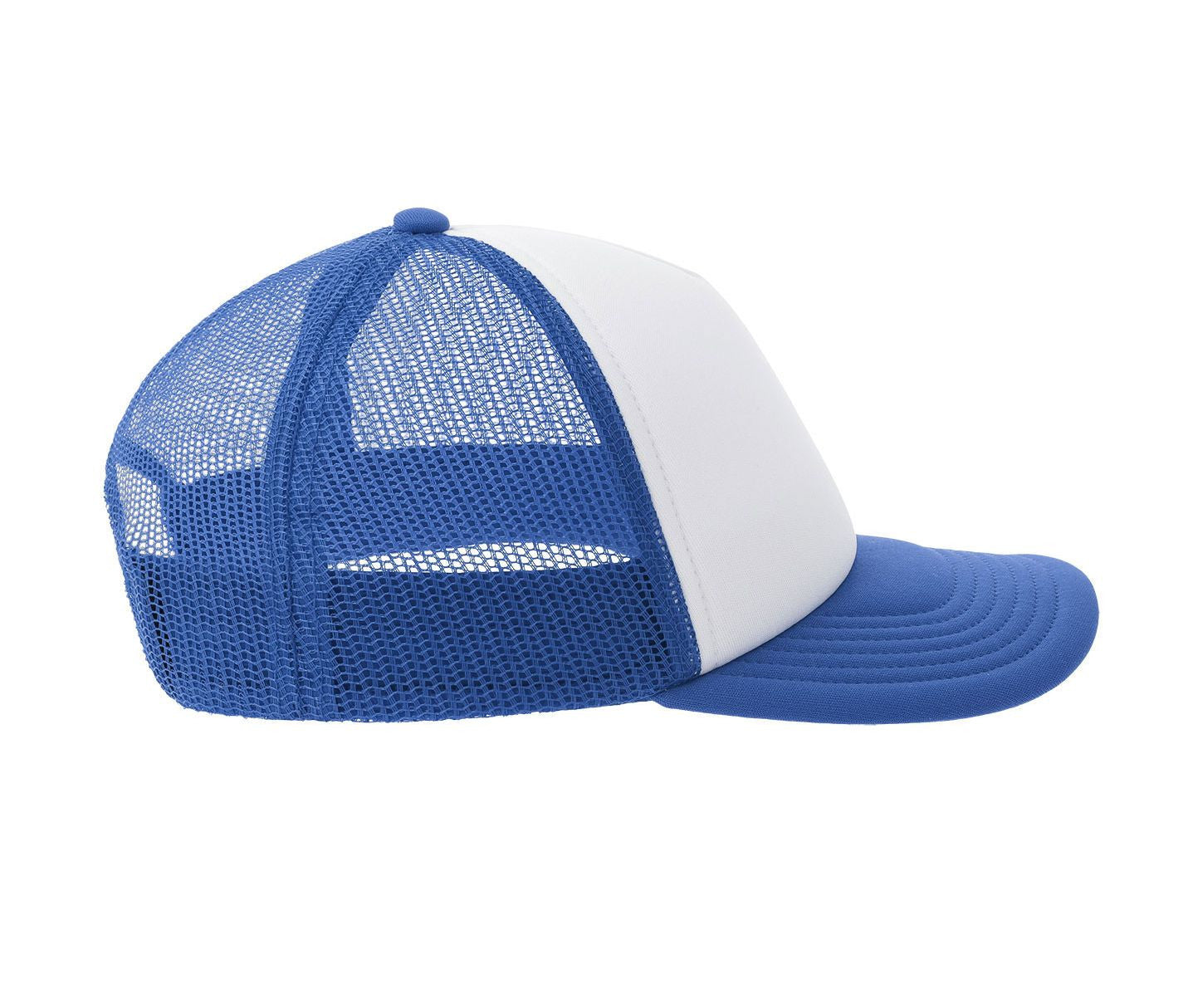 Casquette Enfant Style Rappeur - White/royal