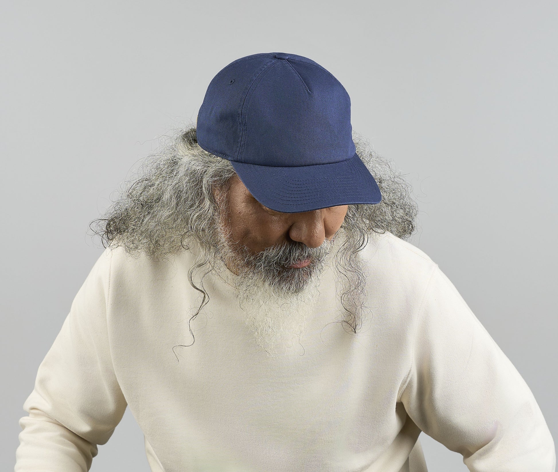 Casquette 5 pans délavée