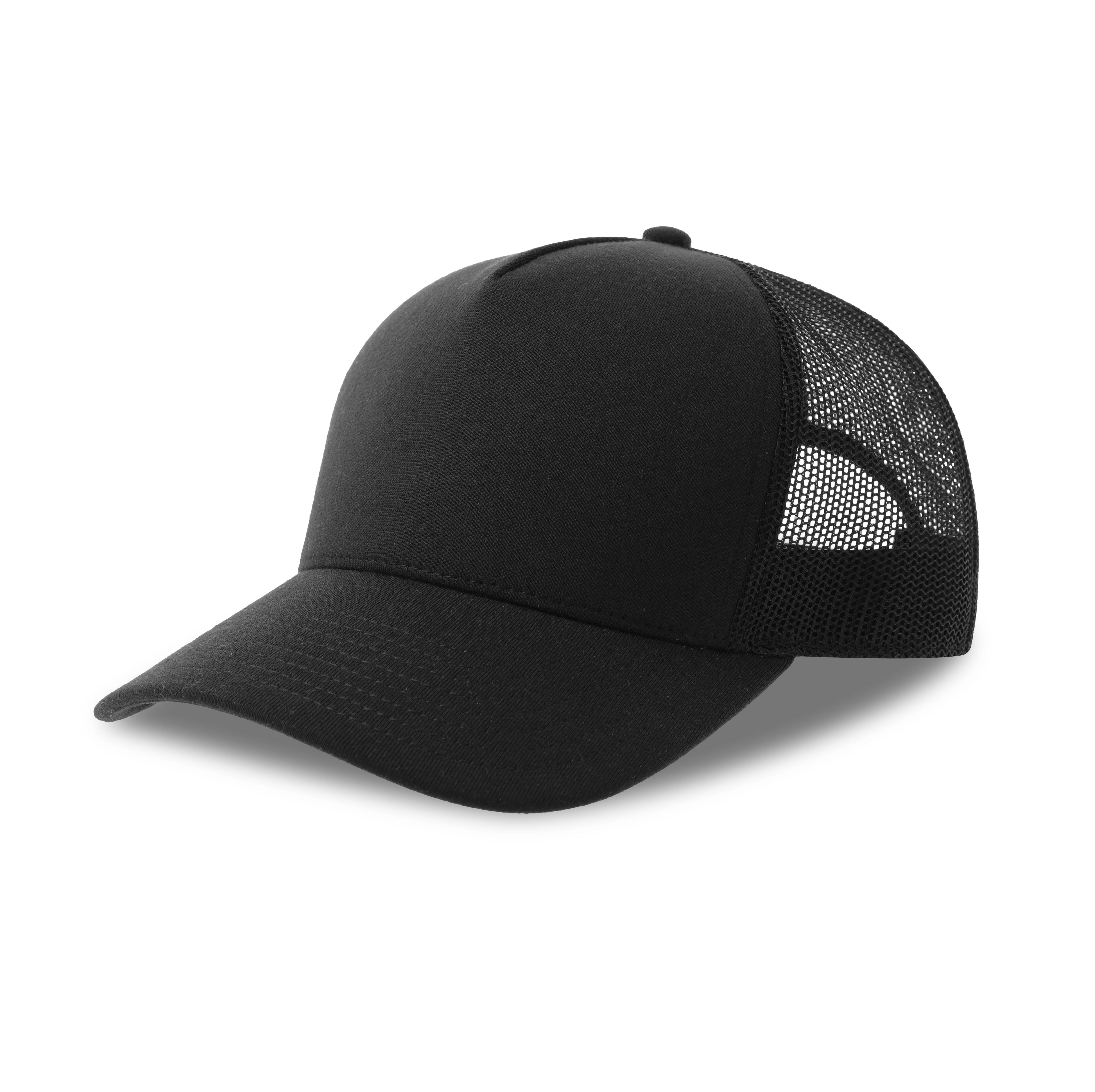 Casquette Style Rappeur 5 Pans - Black / Black