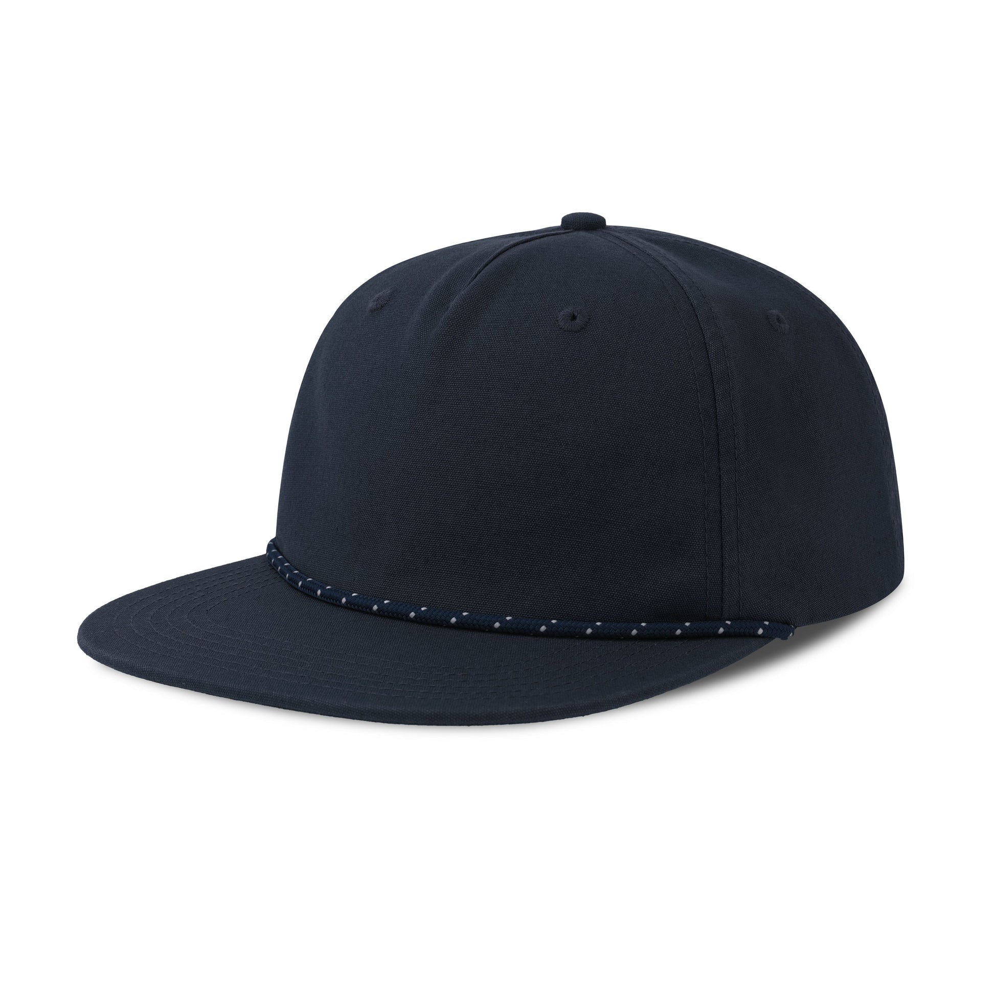 Casquette Visière Plate Avec Liseré - Navy