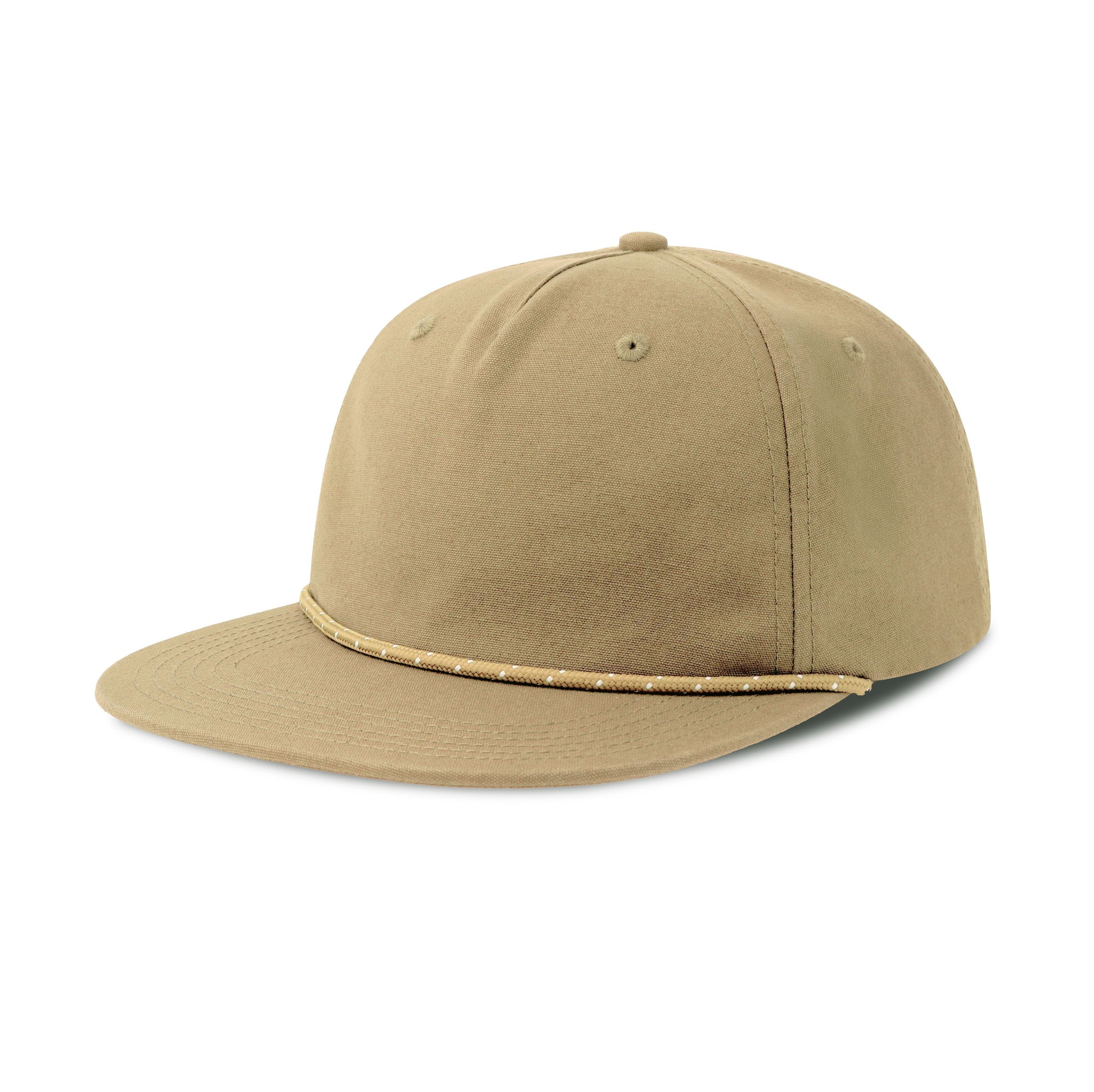 Casquette Visière Plate Avec Liseré - Khaki