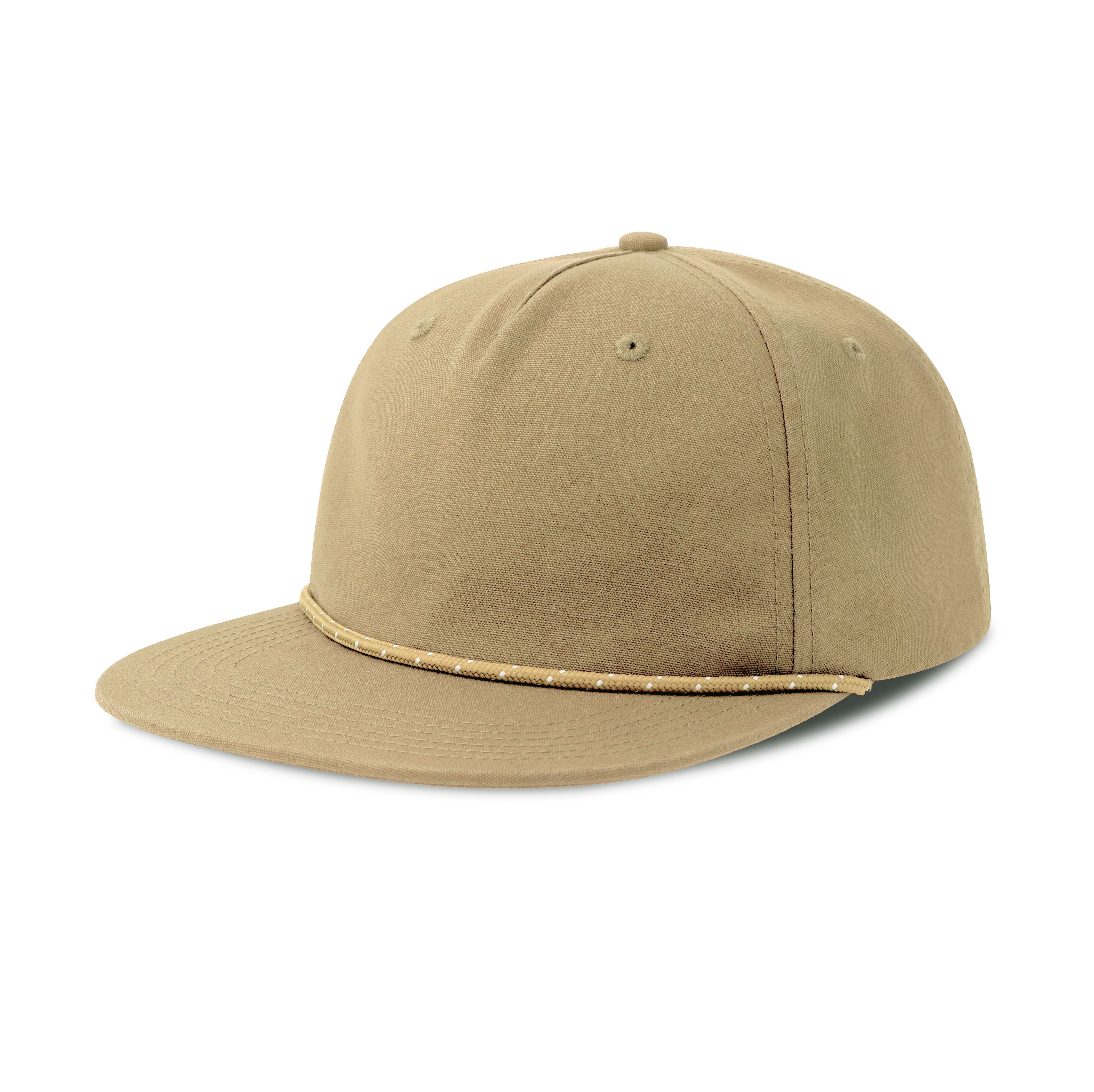 Casquette Visière Plate Avec Liseré - Khaki