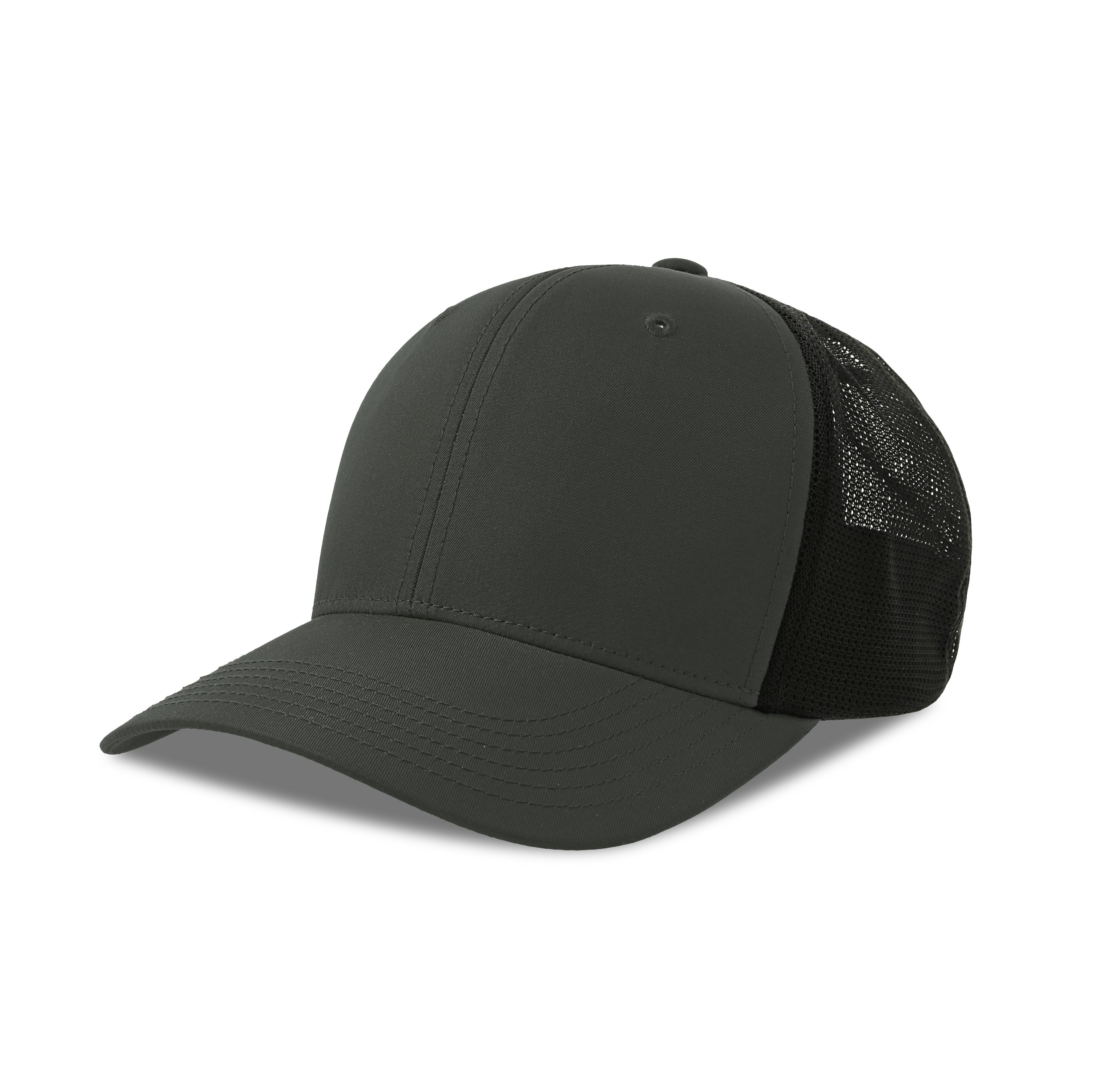 Casquette 6 Pans Avec Protection Anti Uv - Dark Grey / Black