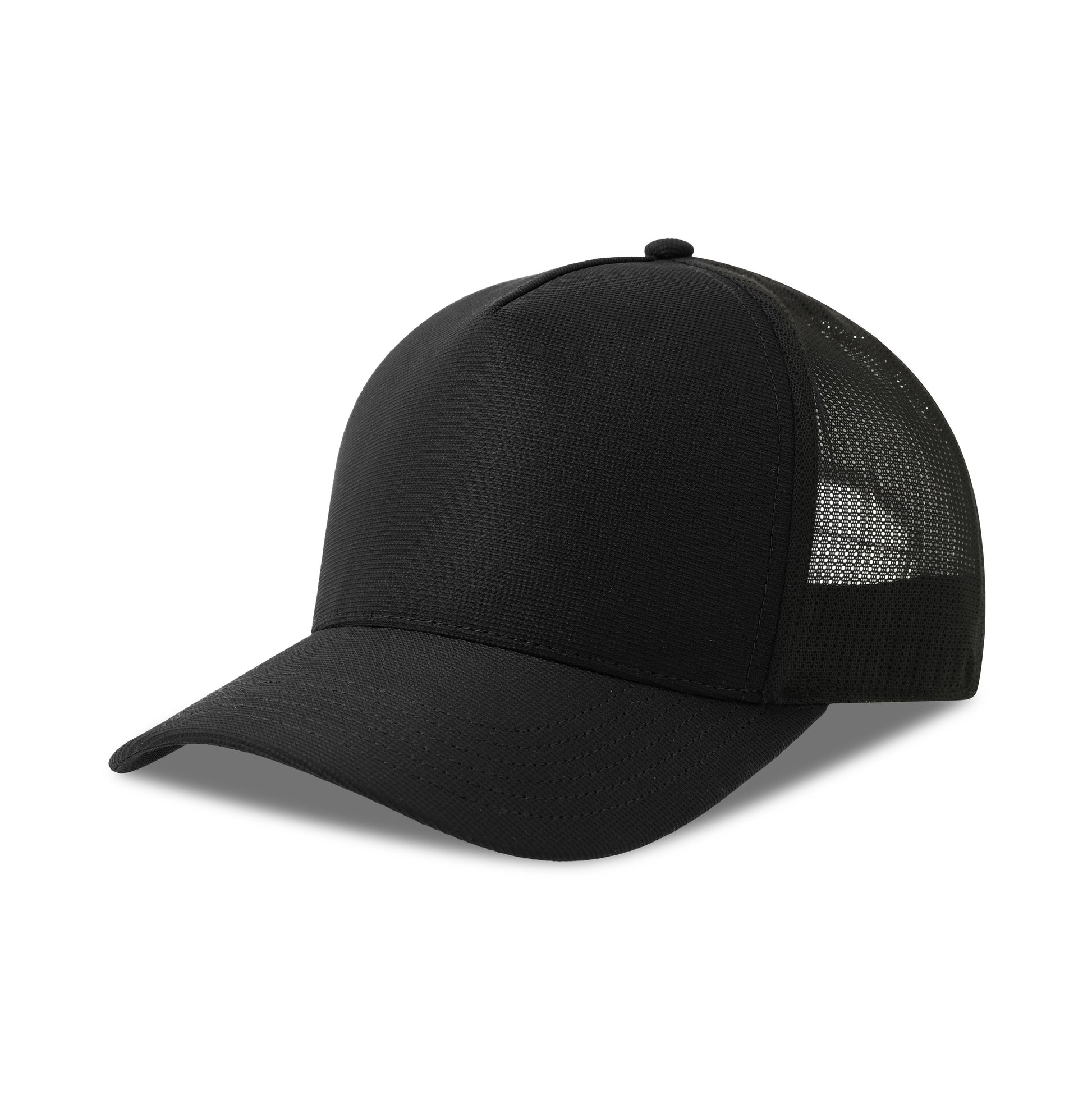 Casquette 5 Pans Respirante - Black / Black