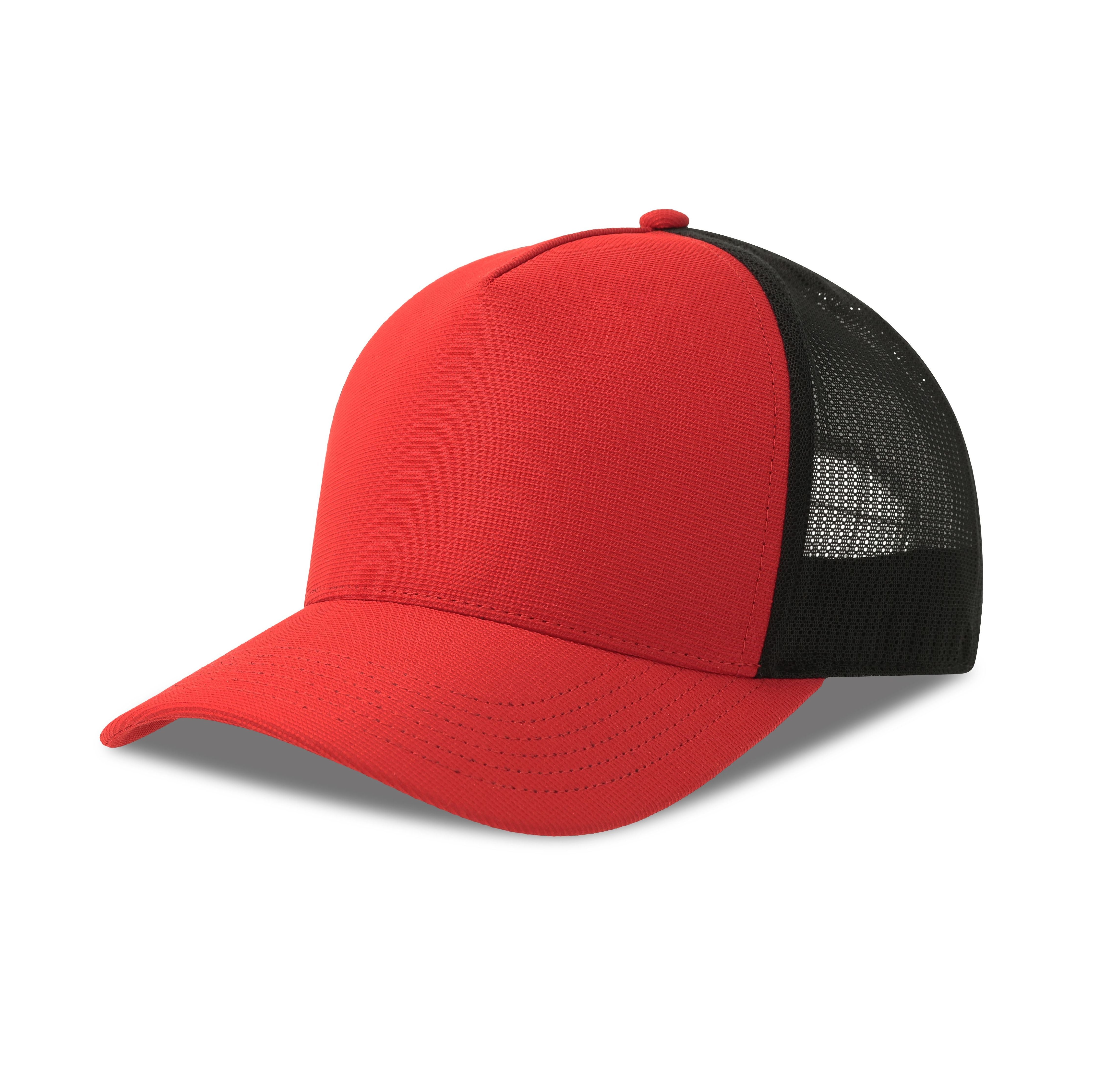 Casquette 5 Pans Respirante - Red / Black