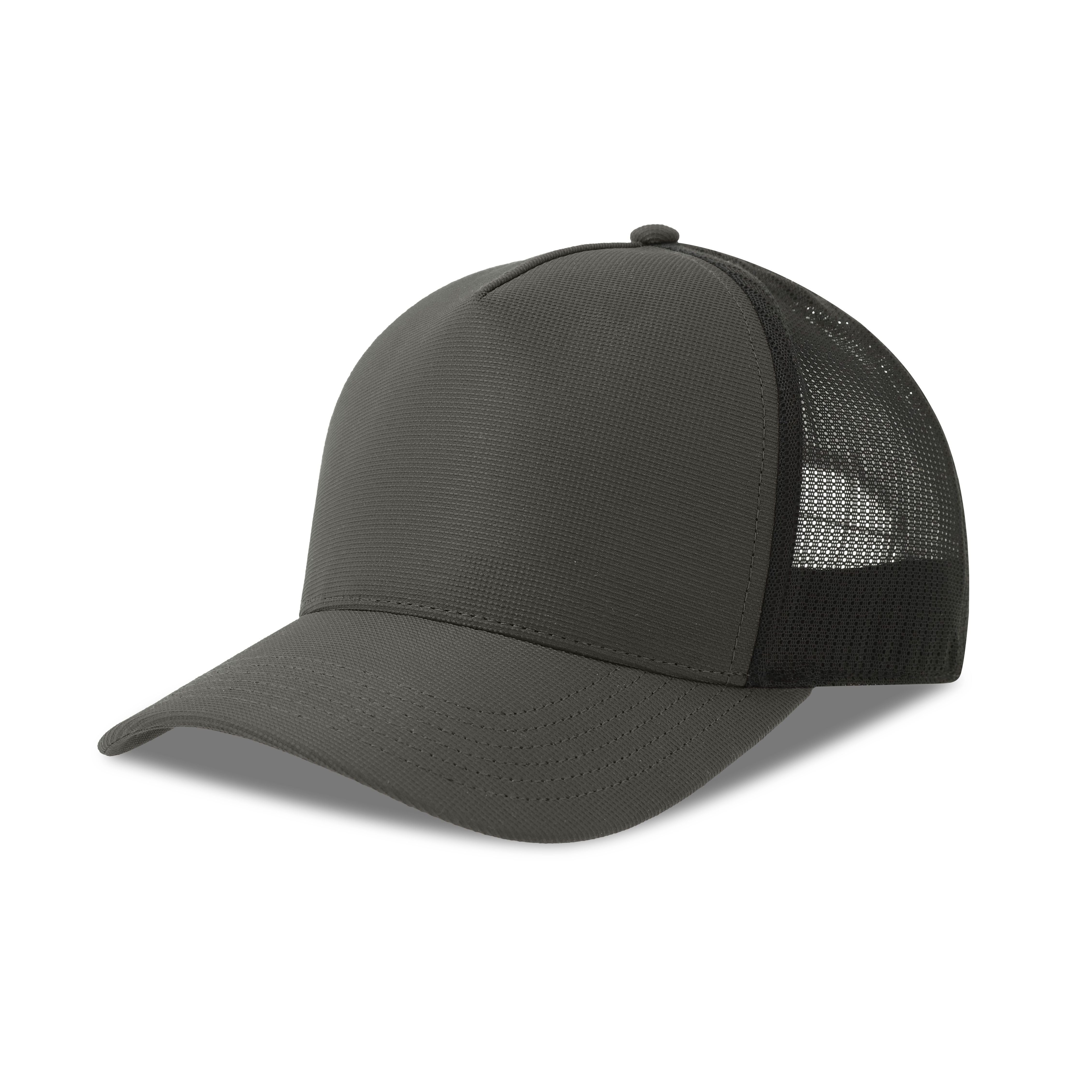 Casquette 5 Pans Respirante - Dark Grey / Black