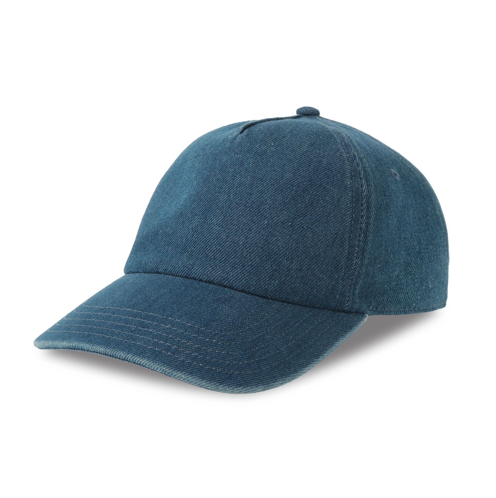 Casquette Dad Hat 5 Pans en Denim - Denim