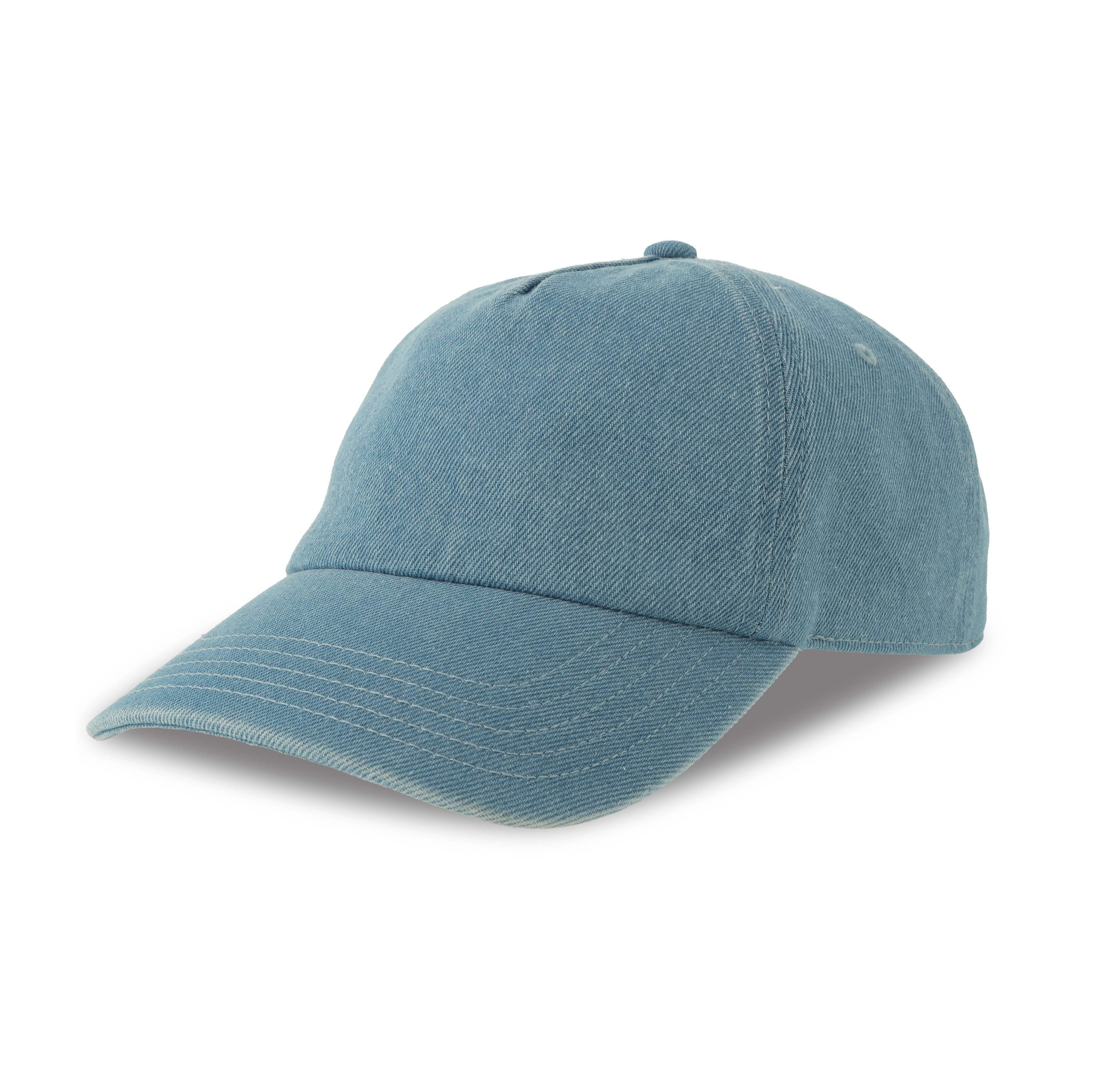 Casquette Dad Hat 5 Pans en Denim - Light Denim