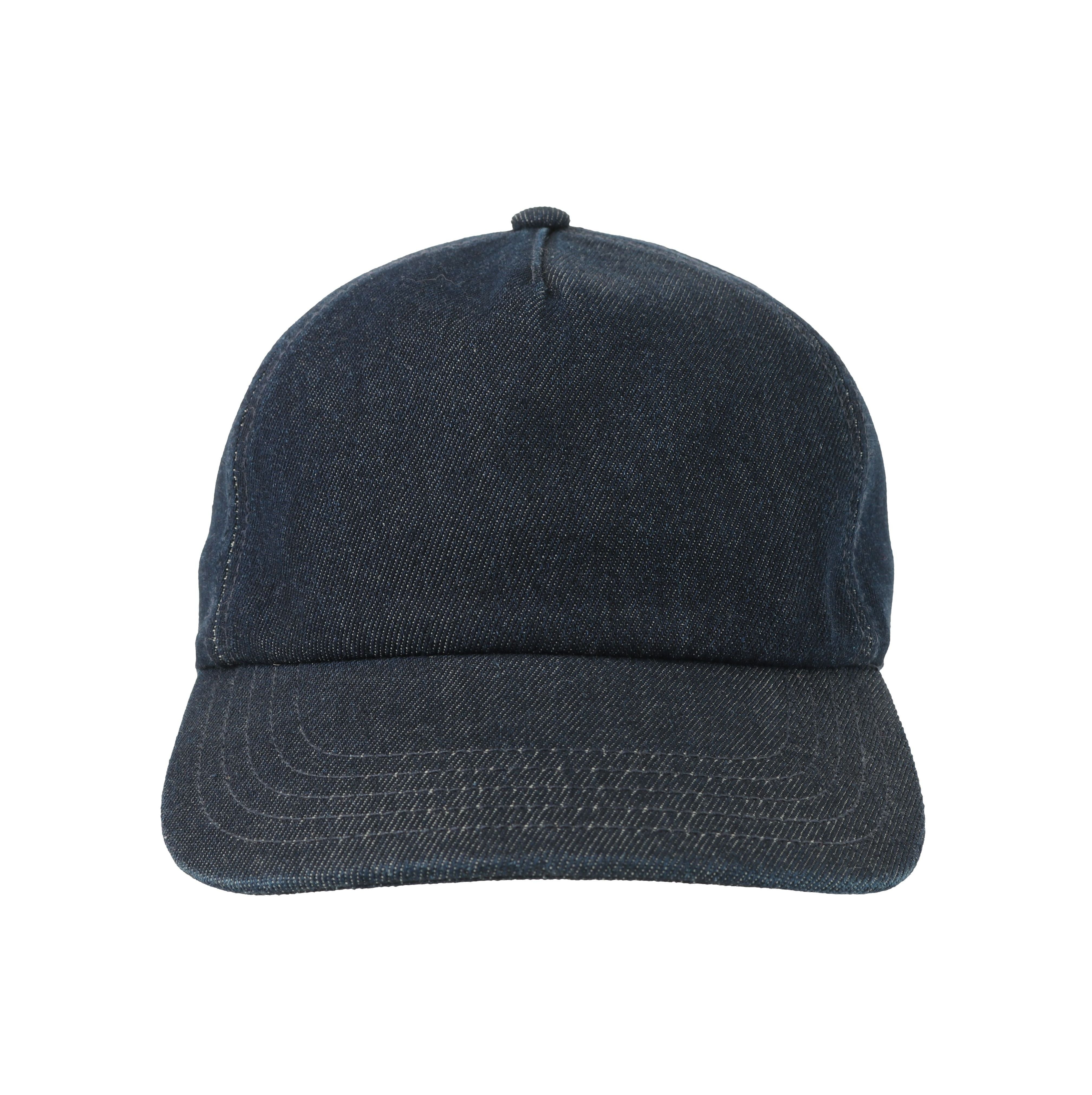 Casquette Dad Hat 5 Pans en Denim - Dark Denim