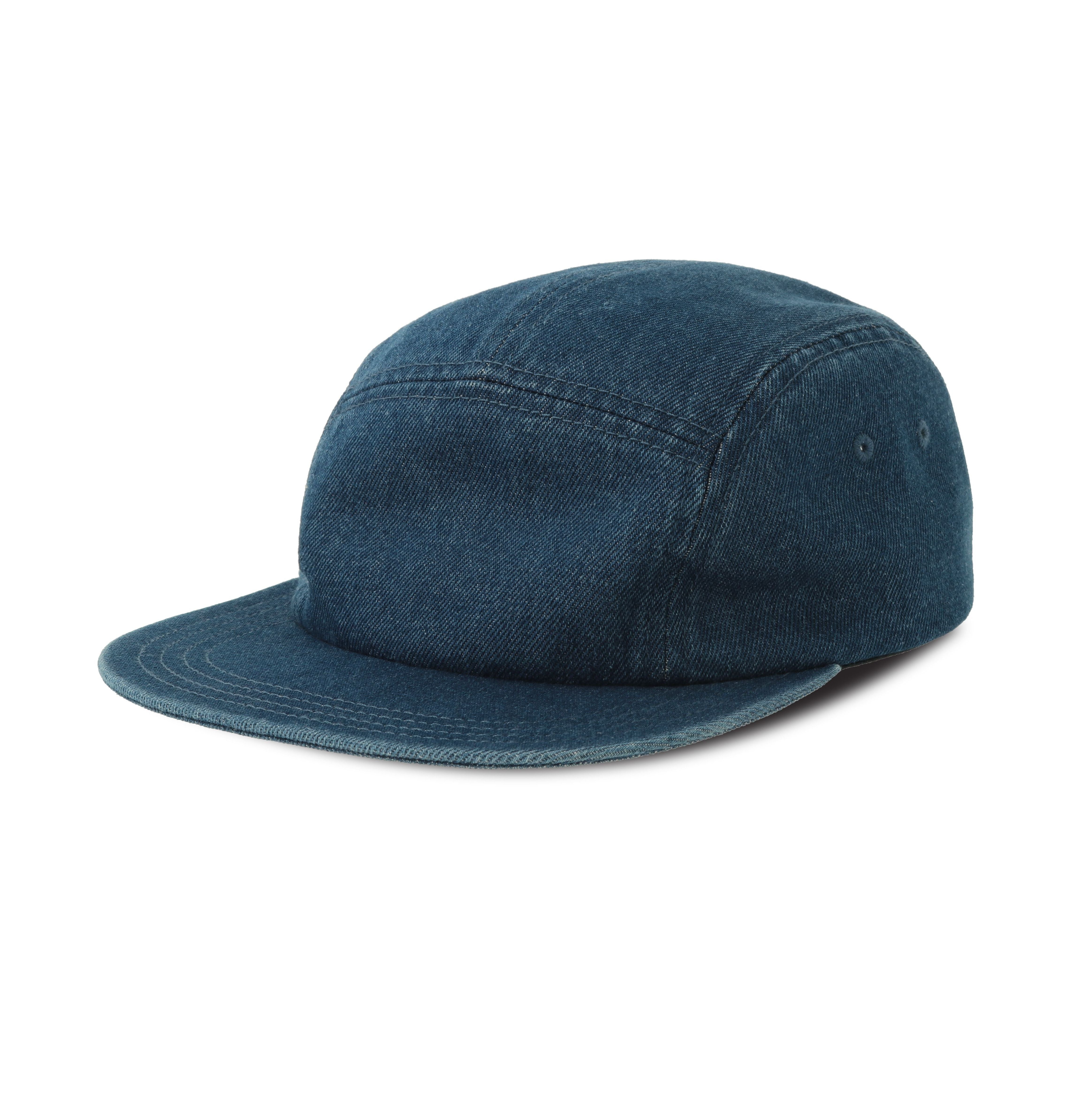 Casquette 5 Pans en Denim - Denim