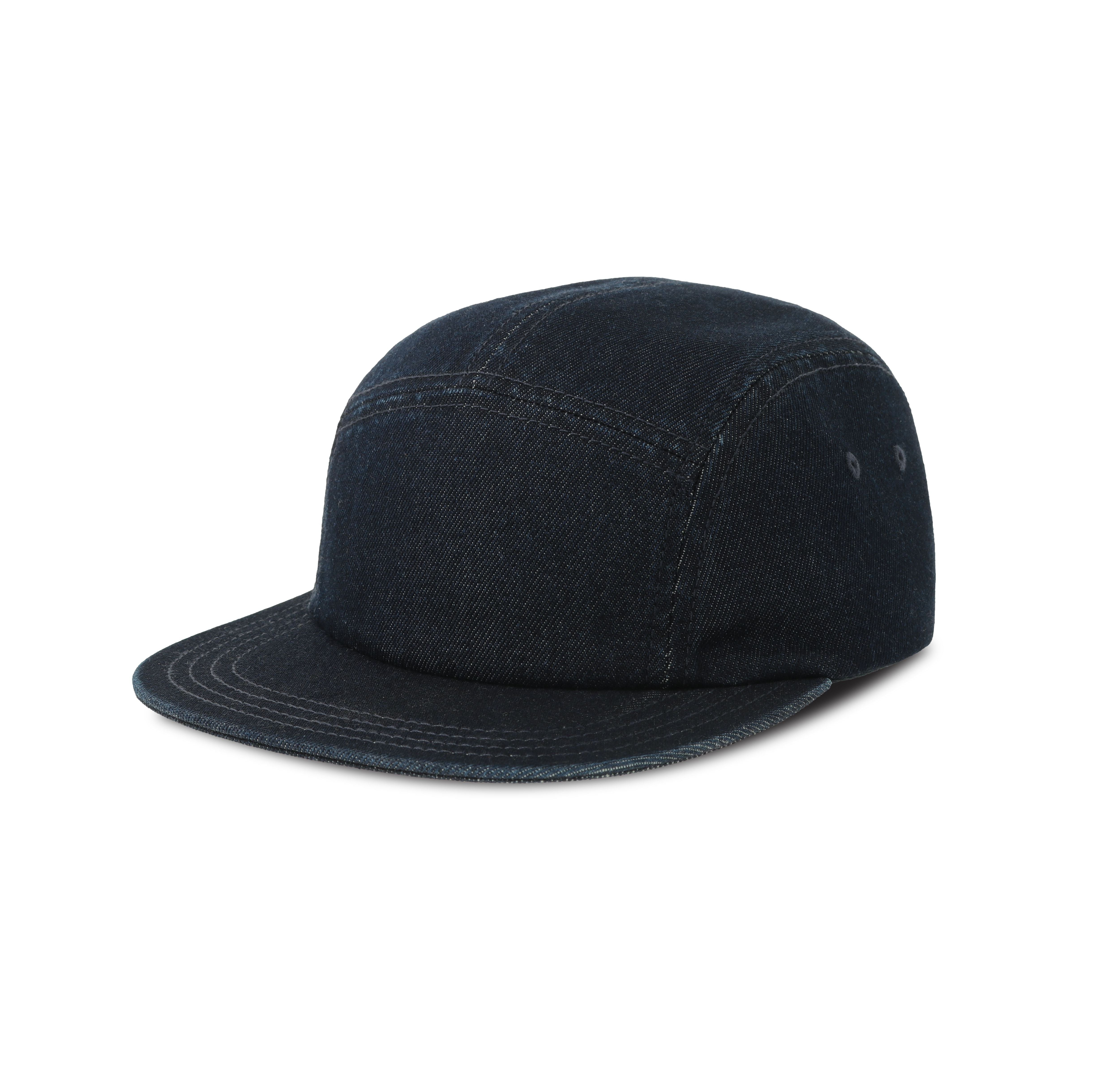 Casquette 5 Pans en Denim - Dark Denim